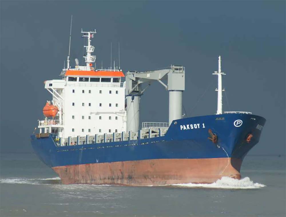 Turkish-flagged Paksoy-1 cargo ship 