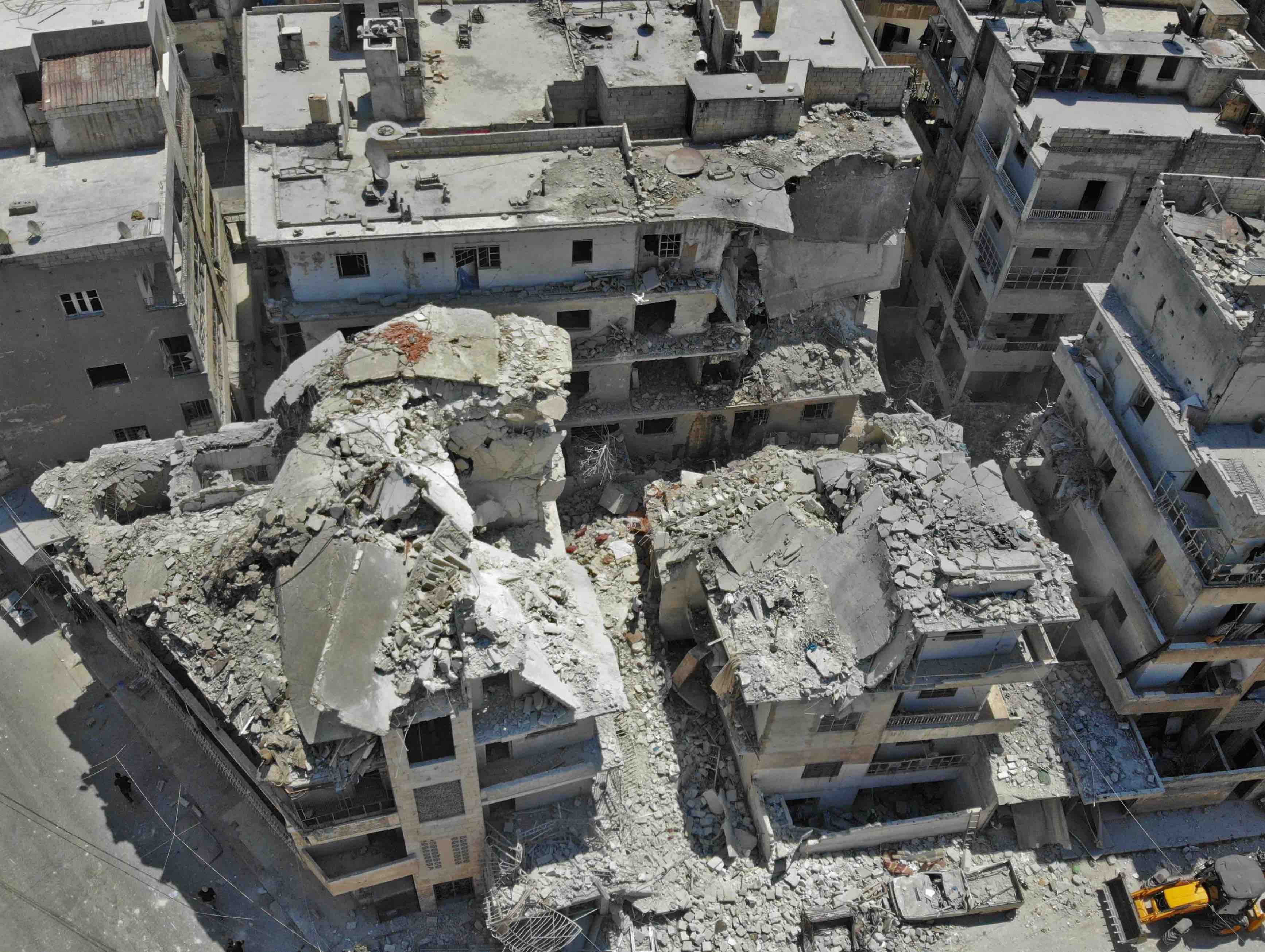 Hours after the strike in Syria, a Hezbollah official said one drone had come down and another had exploded in one of the group's strongholds 