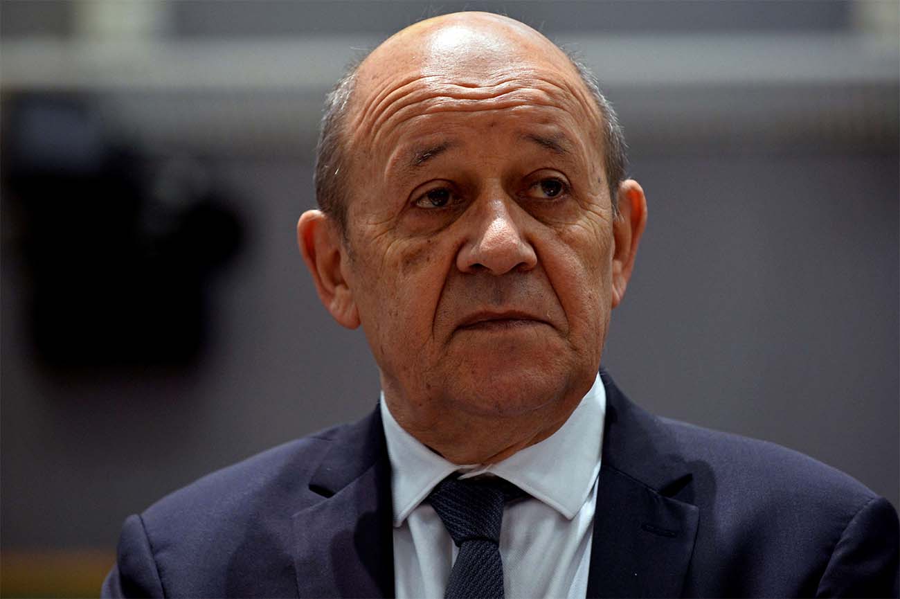 French Foreign Minister Jean-Yves Le Drian 