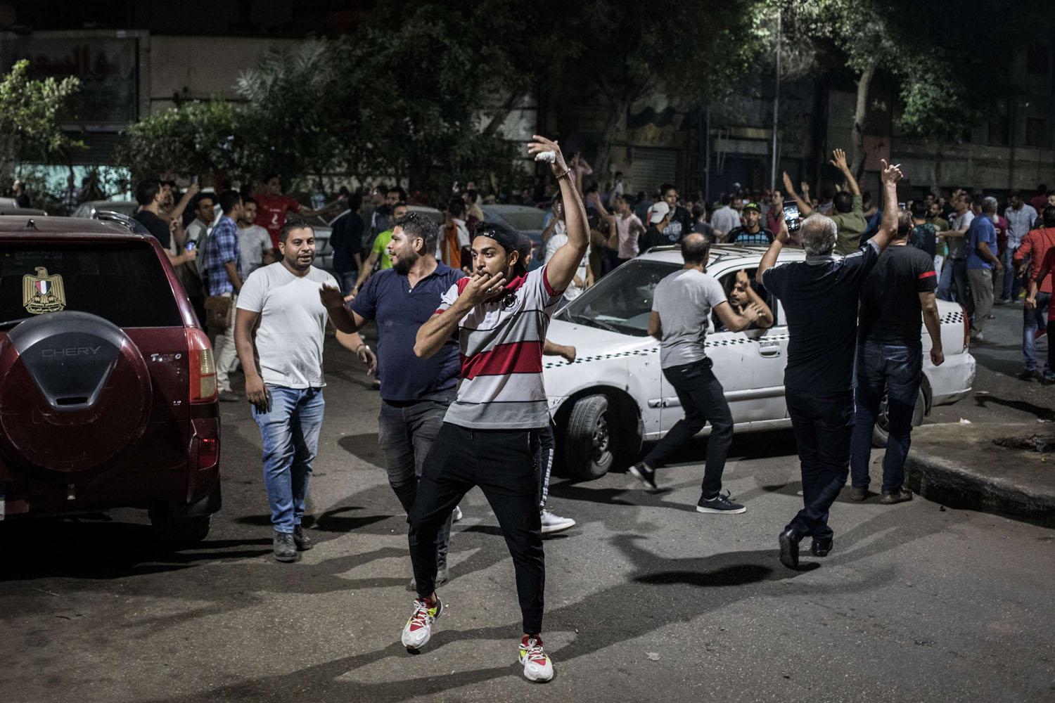 متظاهرون في مصر