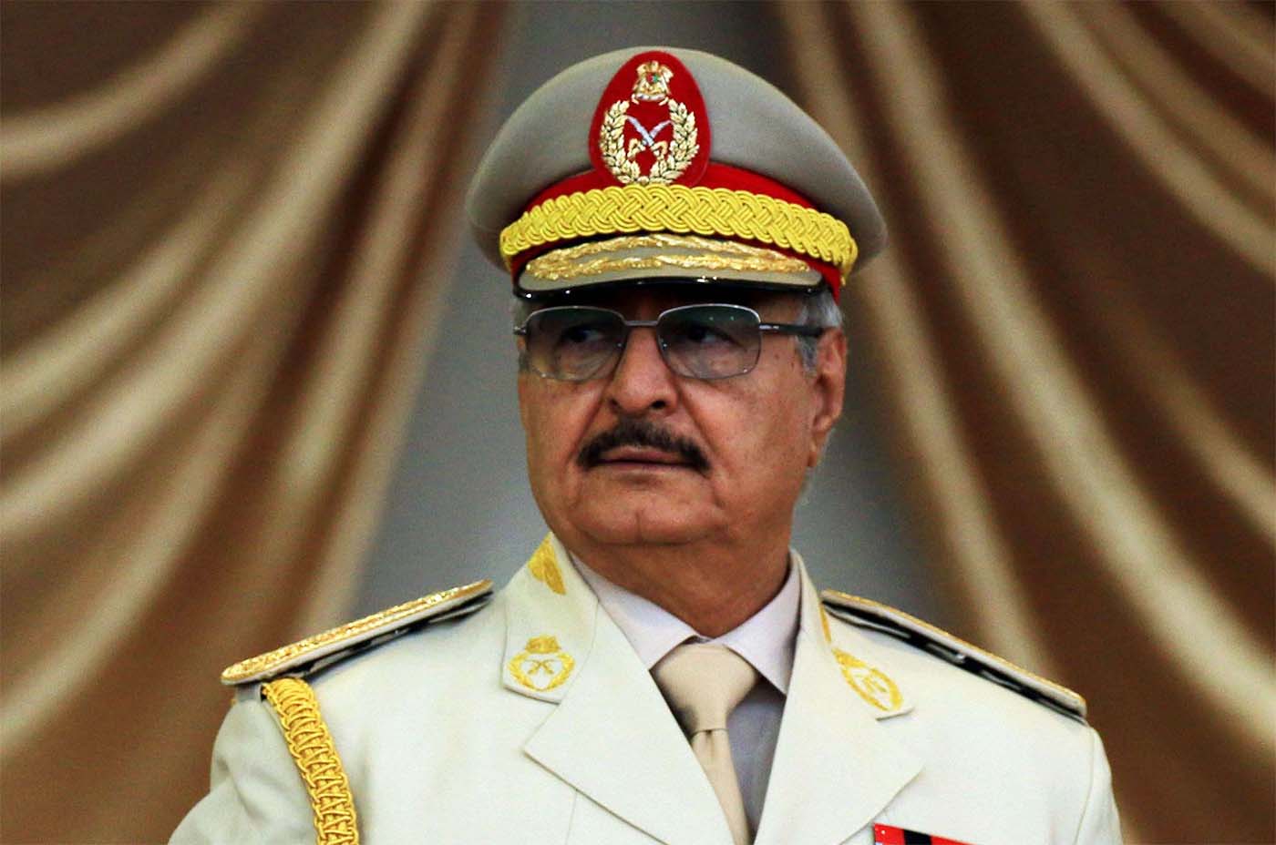 Libyan strongman Khalifa Haftar