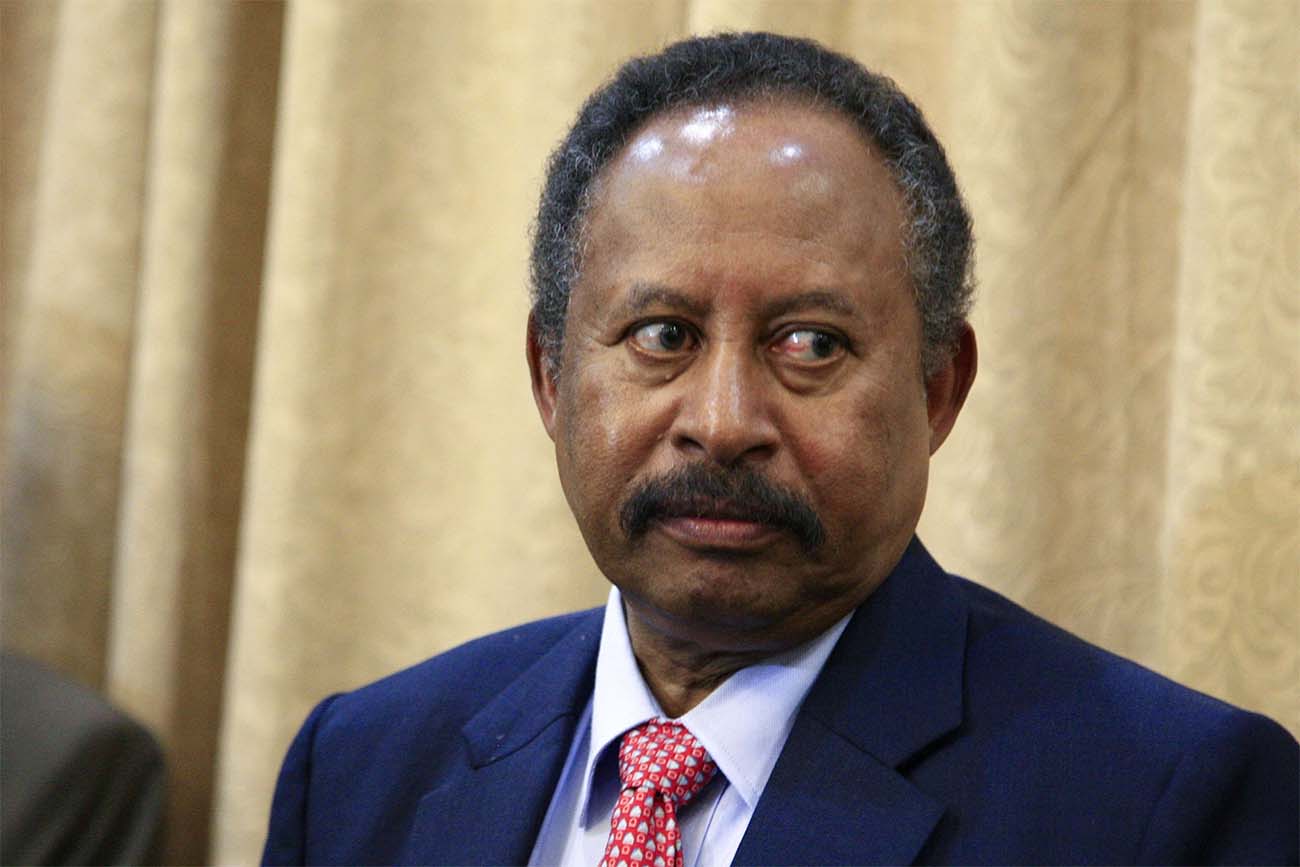 Sudanese Prime Minister Abdalla Hamdok
