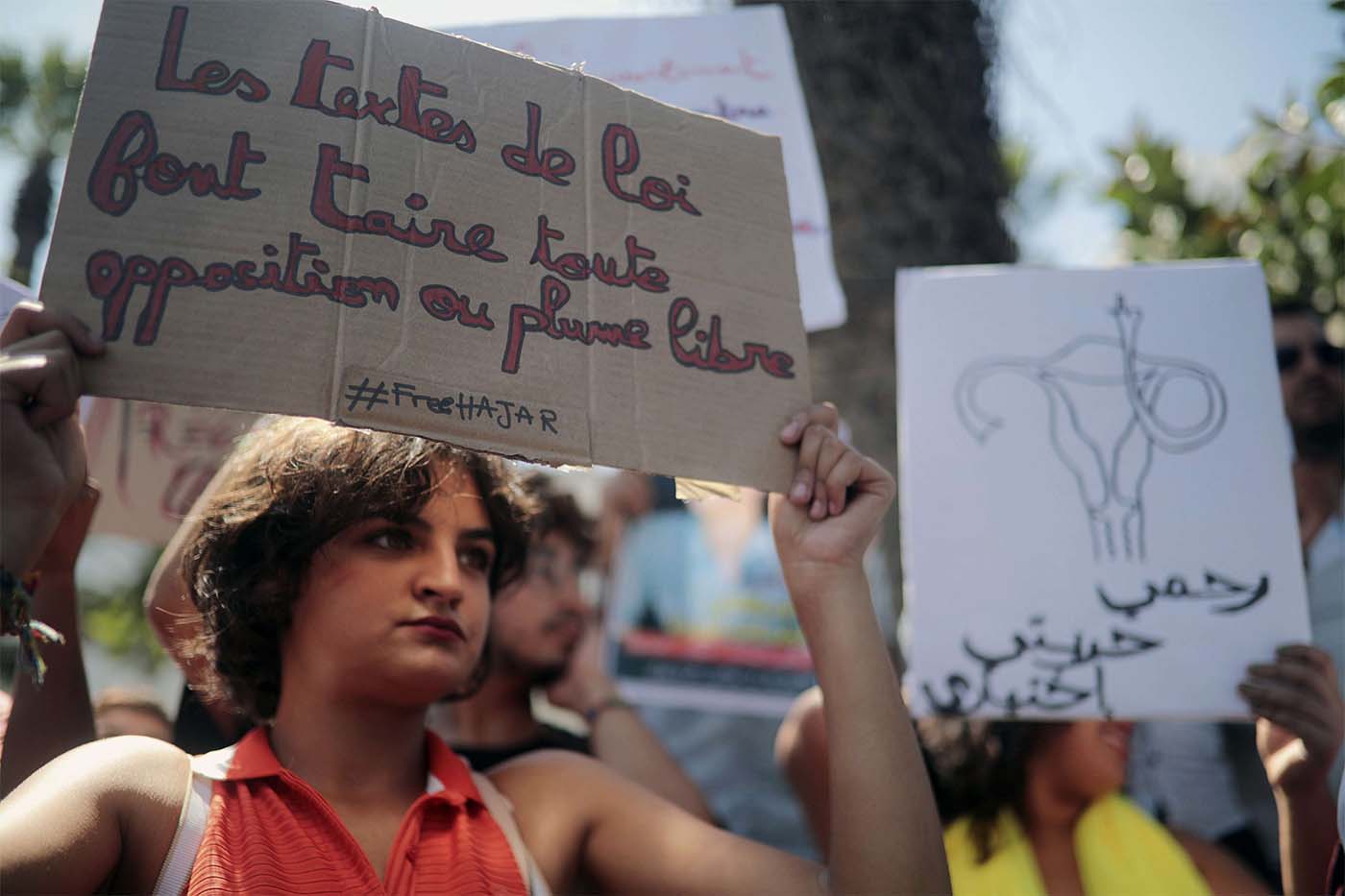 Protest against sex laws