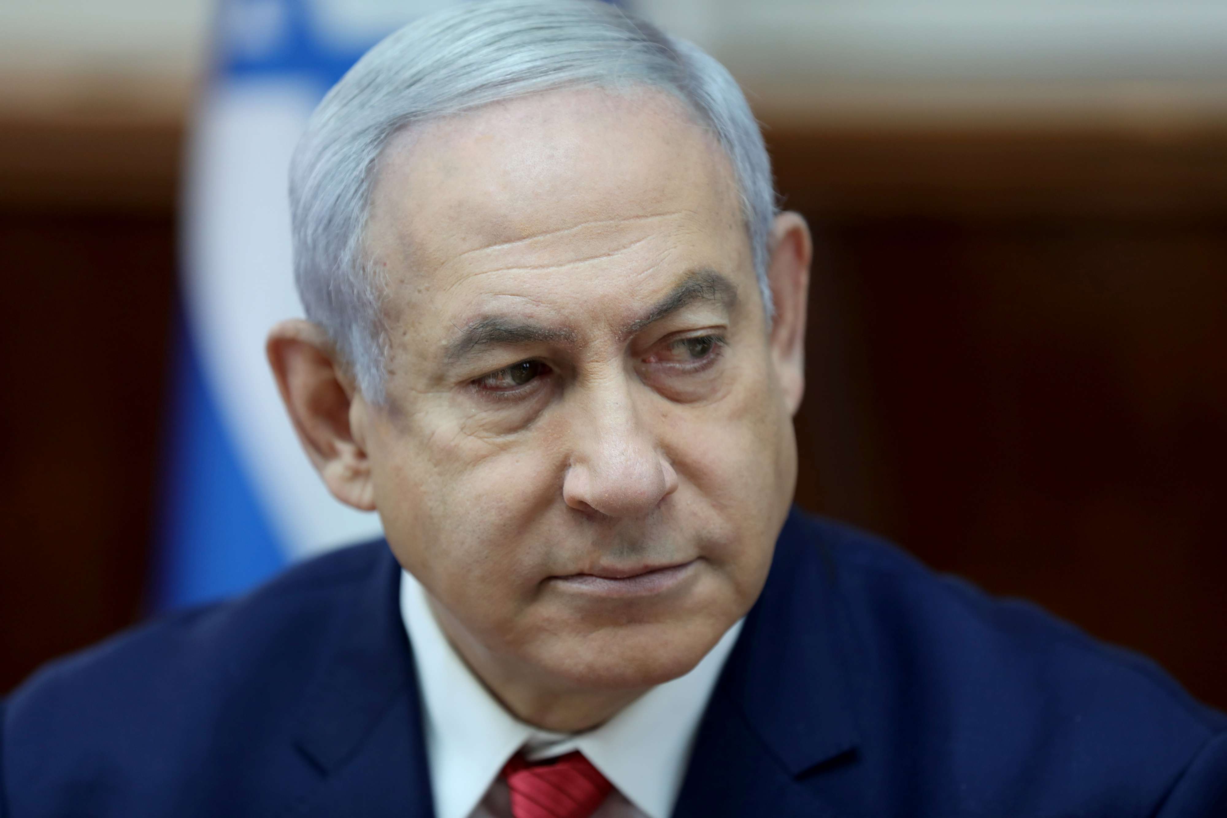 Netanyahu has once again sought to highlight his links with world leaders, posting giant posters of himself alongside US President Donald Trump