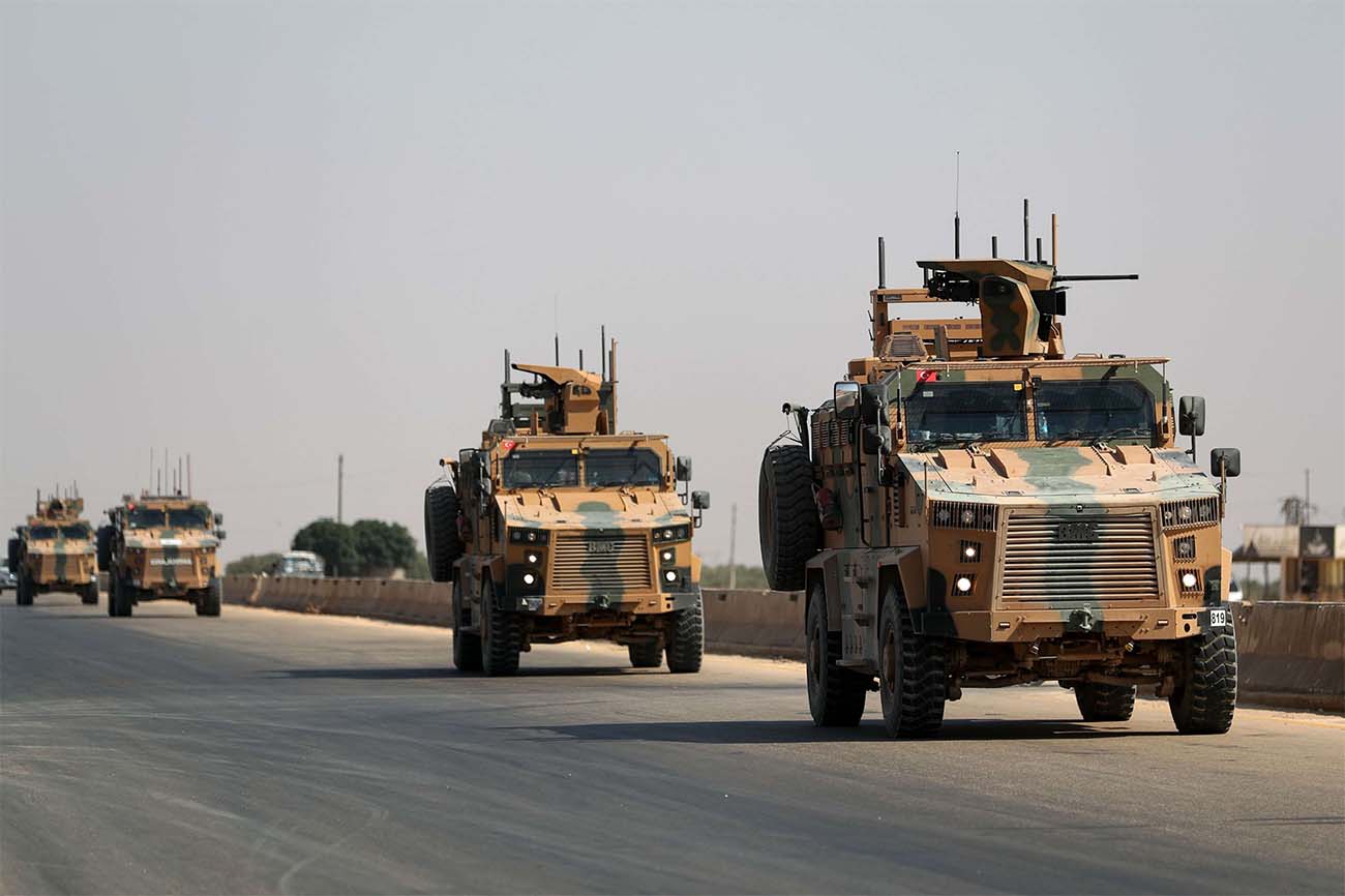 Turkish military convoy