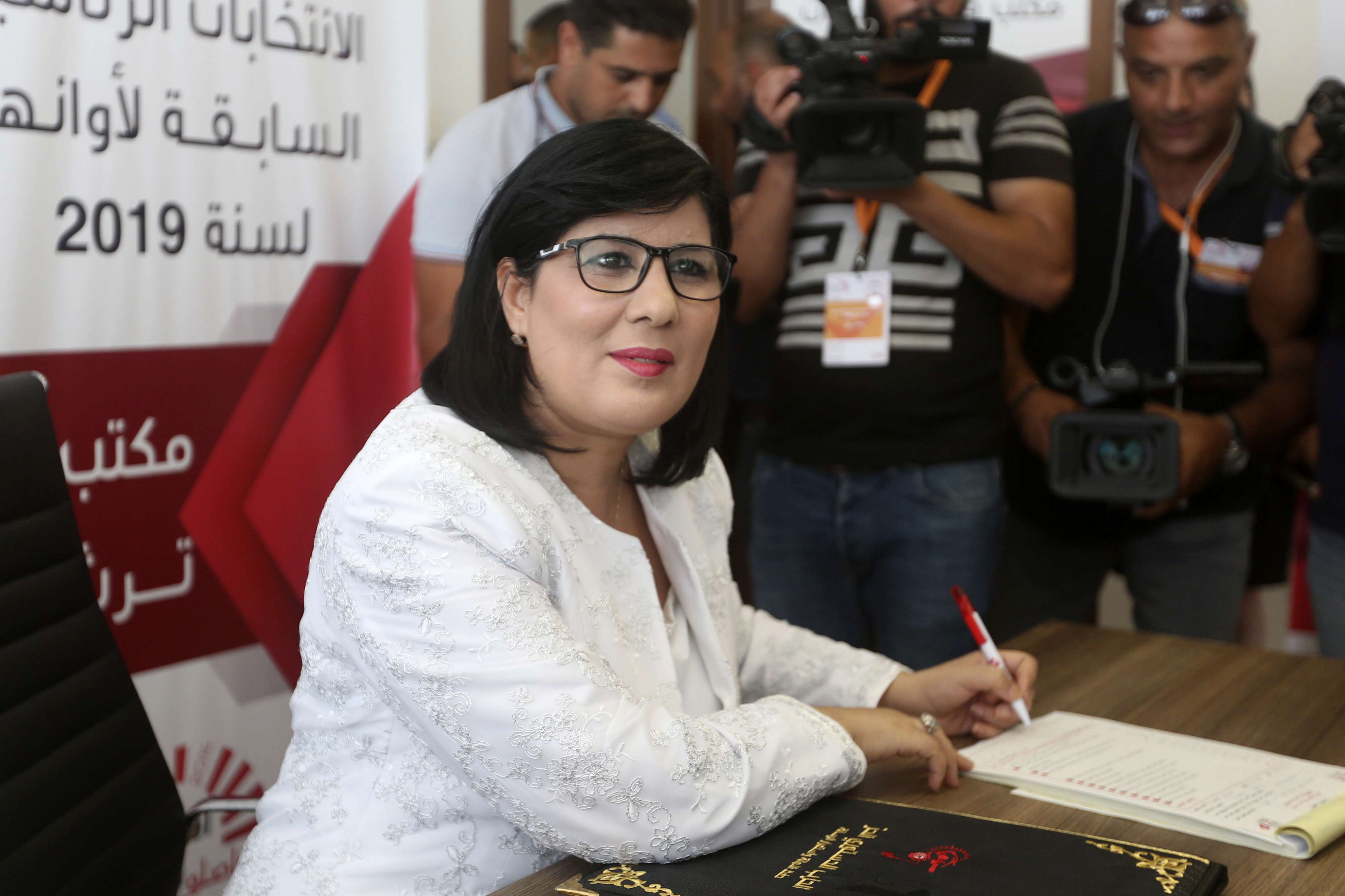 المرشحة الرئاسية عبير موسى