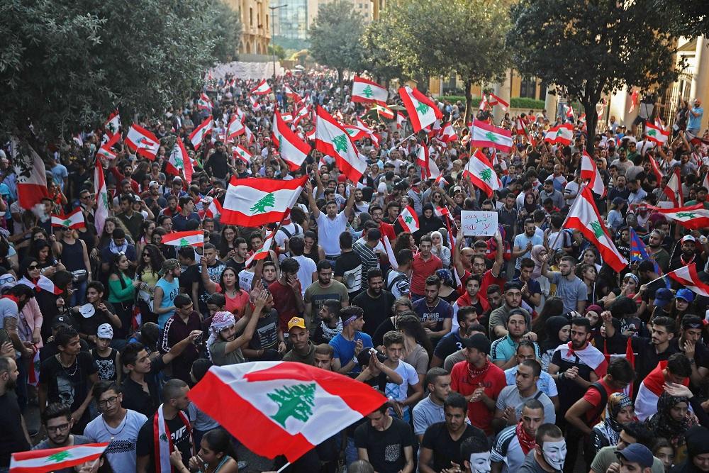 المظاهرات في لبنان