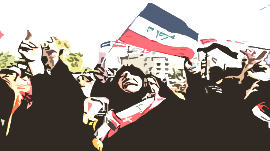 متظاهرو كربلاء يتهمون جهة معينة بفض اعتصامهم يقودها أبو تراب الحسيني