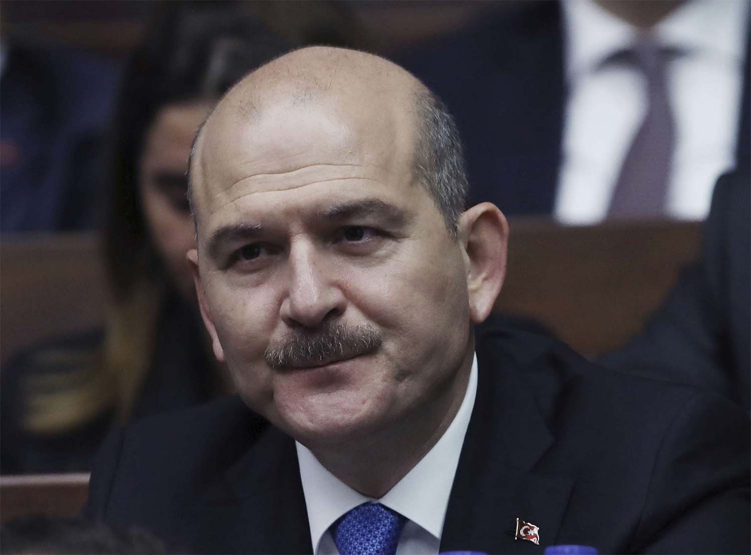 Turkey's Interior Minister Suleyman Soylu