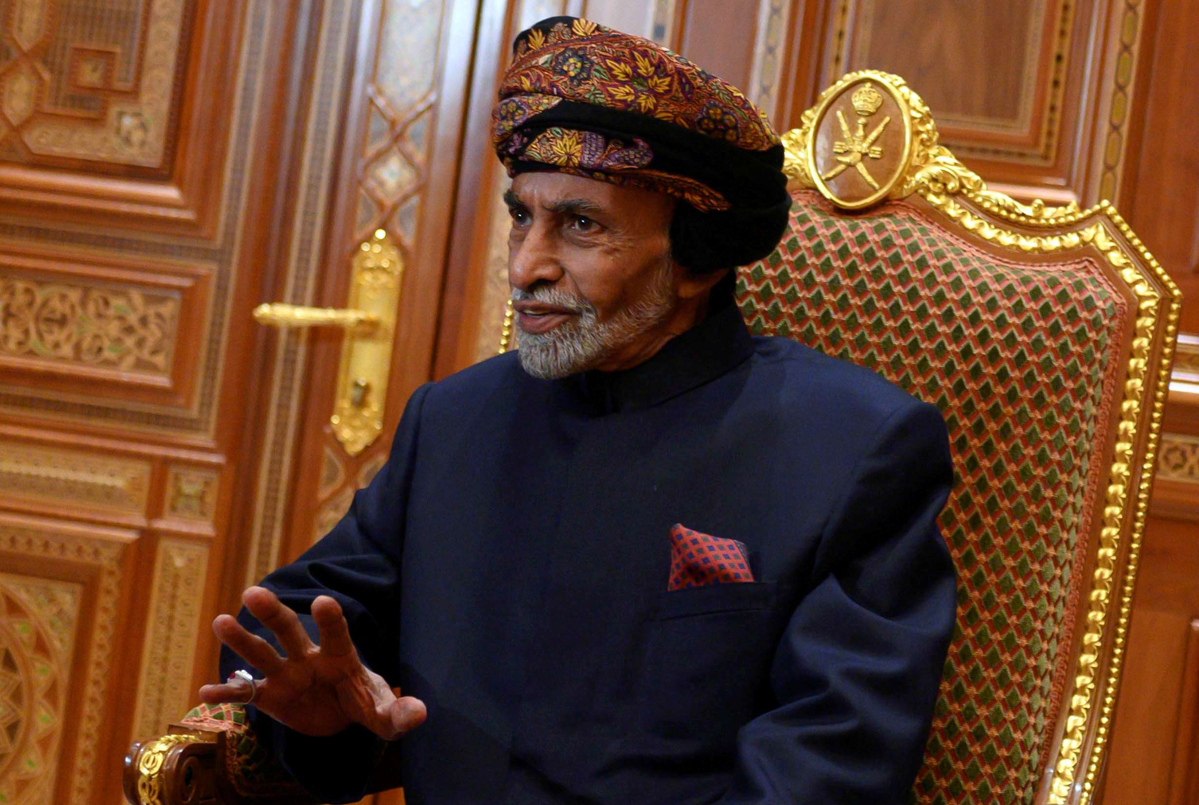السطان قابوسبن سعيد سلطان عمان 