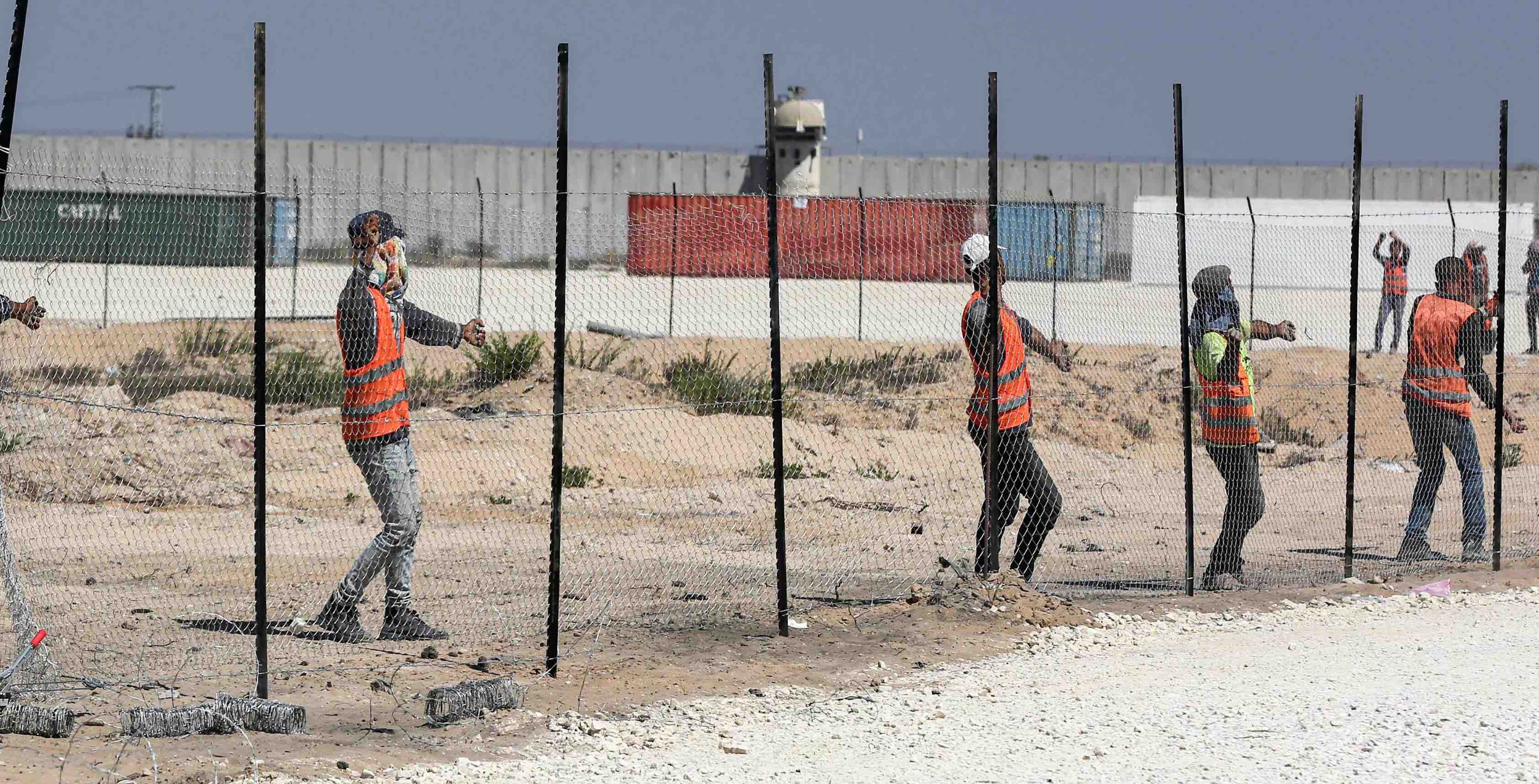 The dusty 10-acre (four hectare) site is right next to the Erez Israel-Gaza crossing, making access possible from both sides