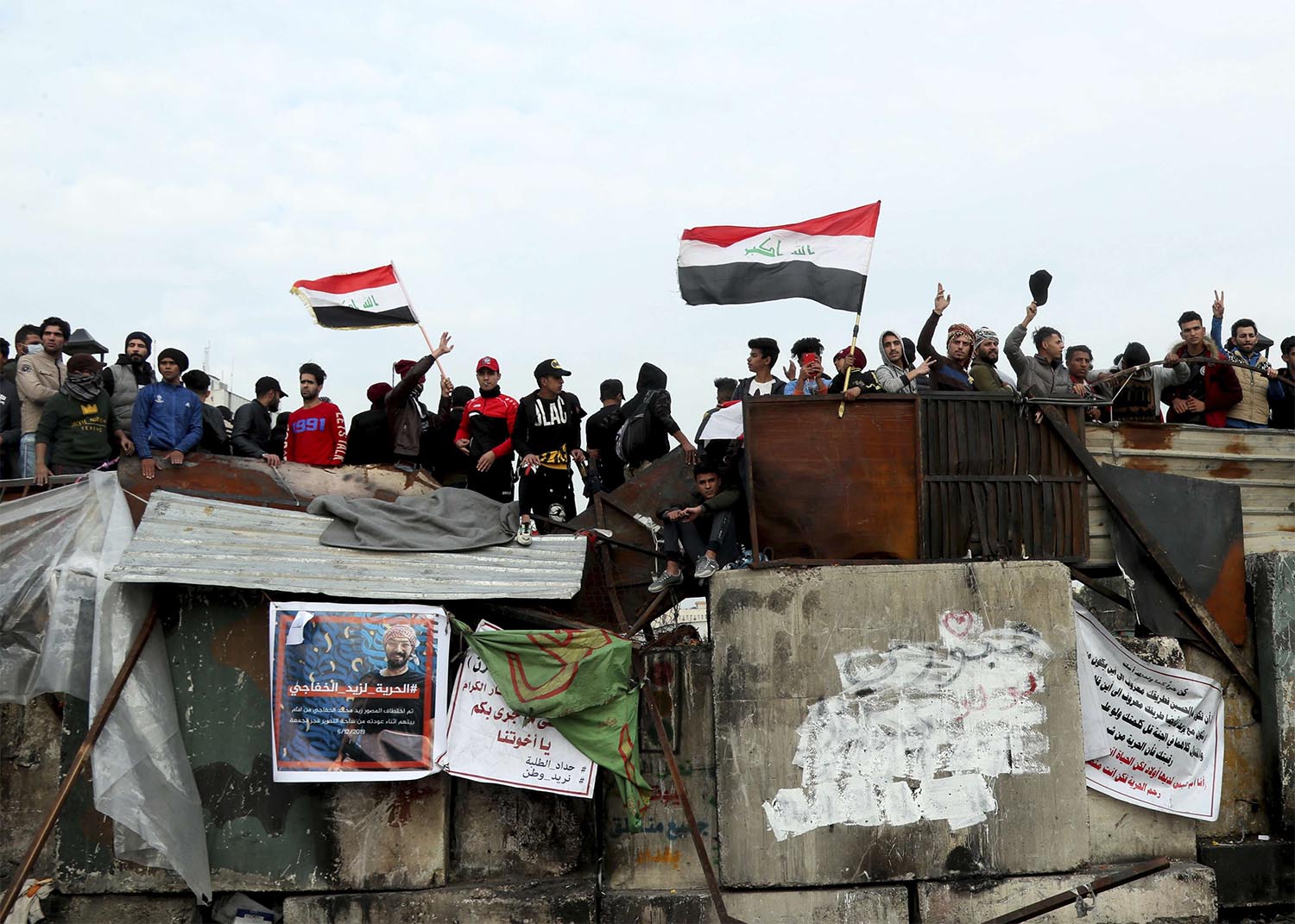 Since October 1, demonstrators in Baghdad and southern cities have disappeared almost daily