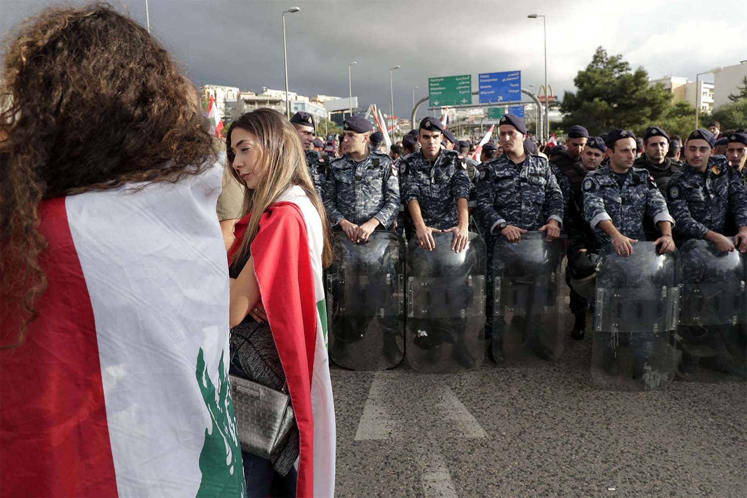 More than a month of anti-government protests
