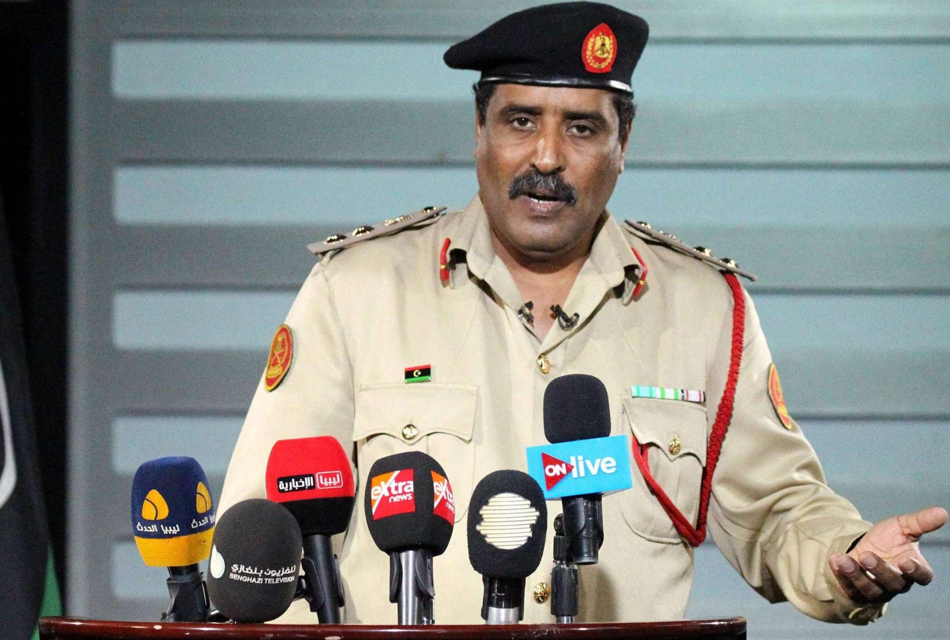 الناطق باسم الجيش الليبي احمد المسماري