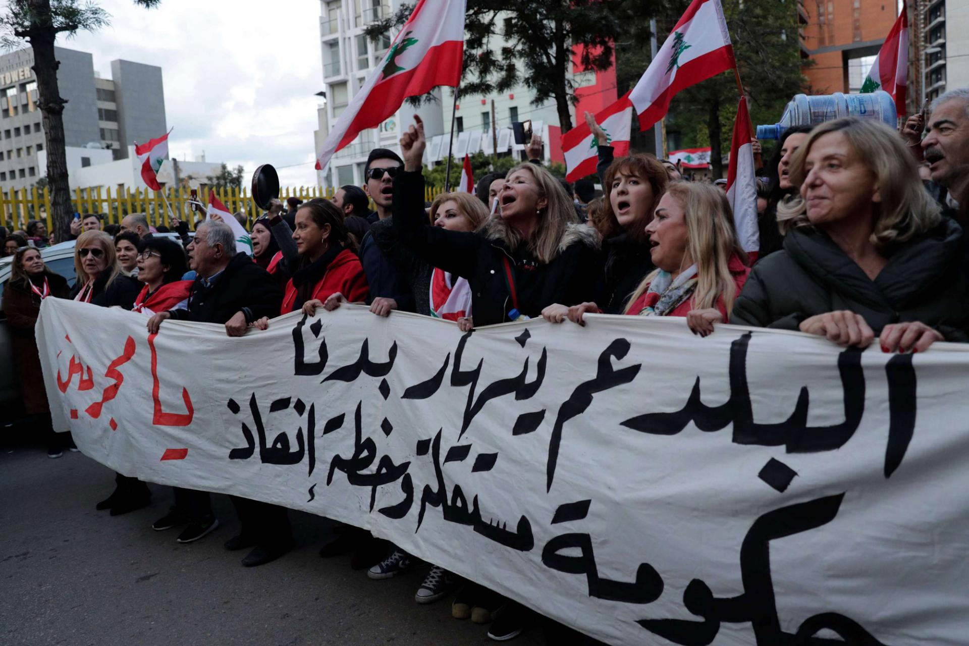 الاحتجاجات في لبنان