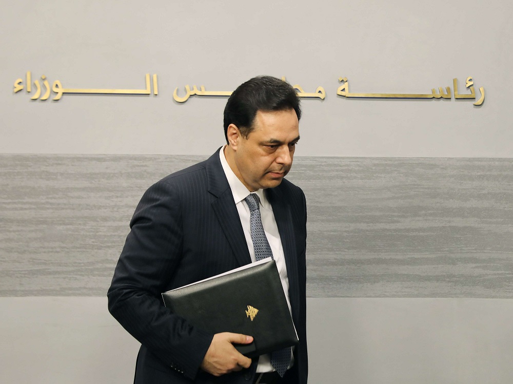 رئيس الحكومة اللبنانية حسان دياب