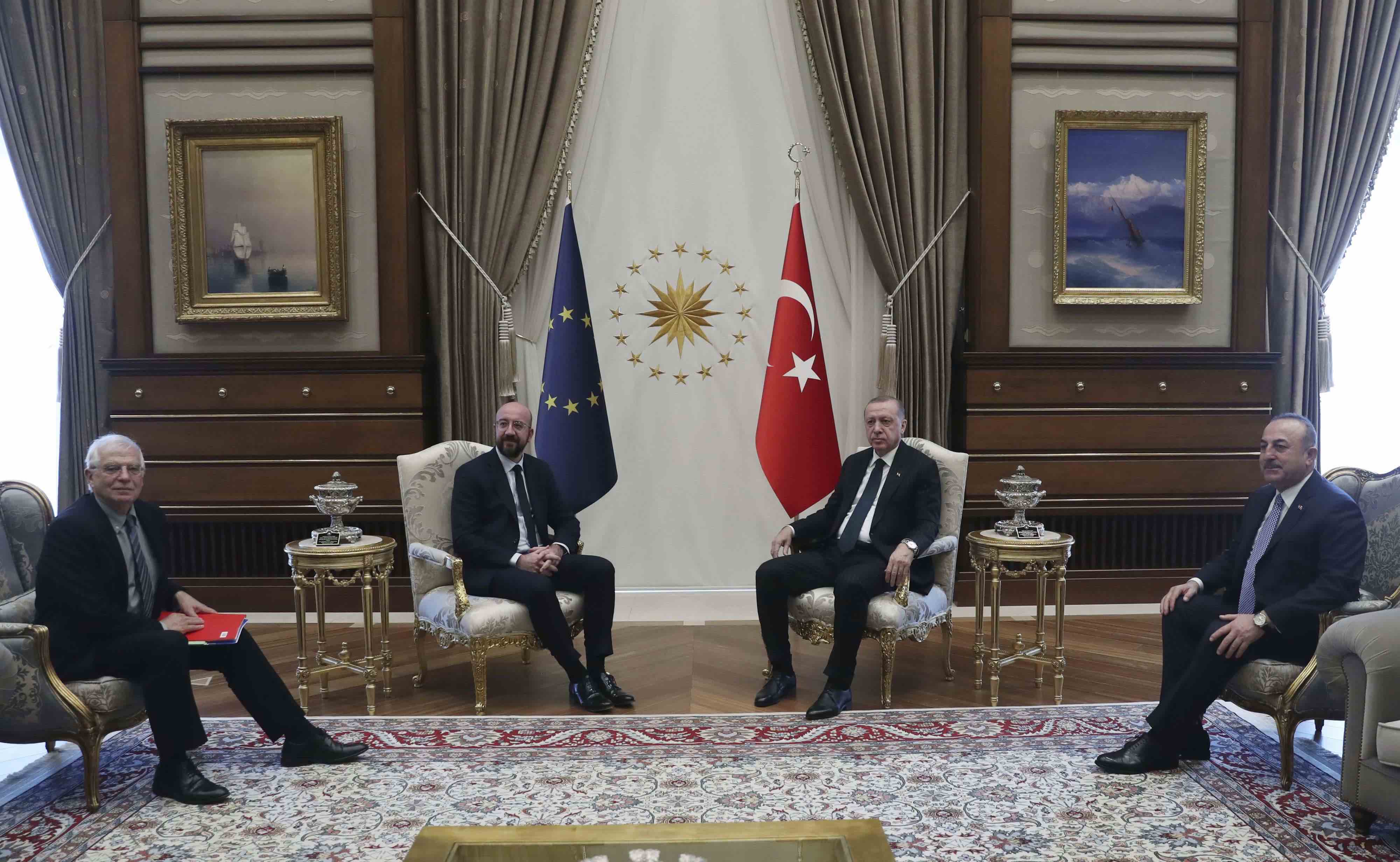 EU has slammed Turkey for what it says is "blackmail" over the migrants issue