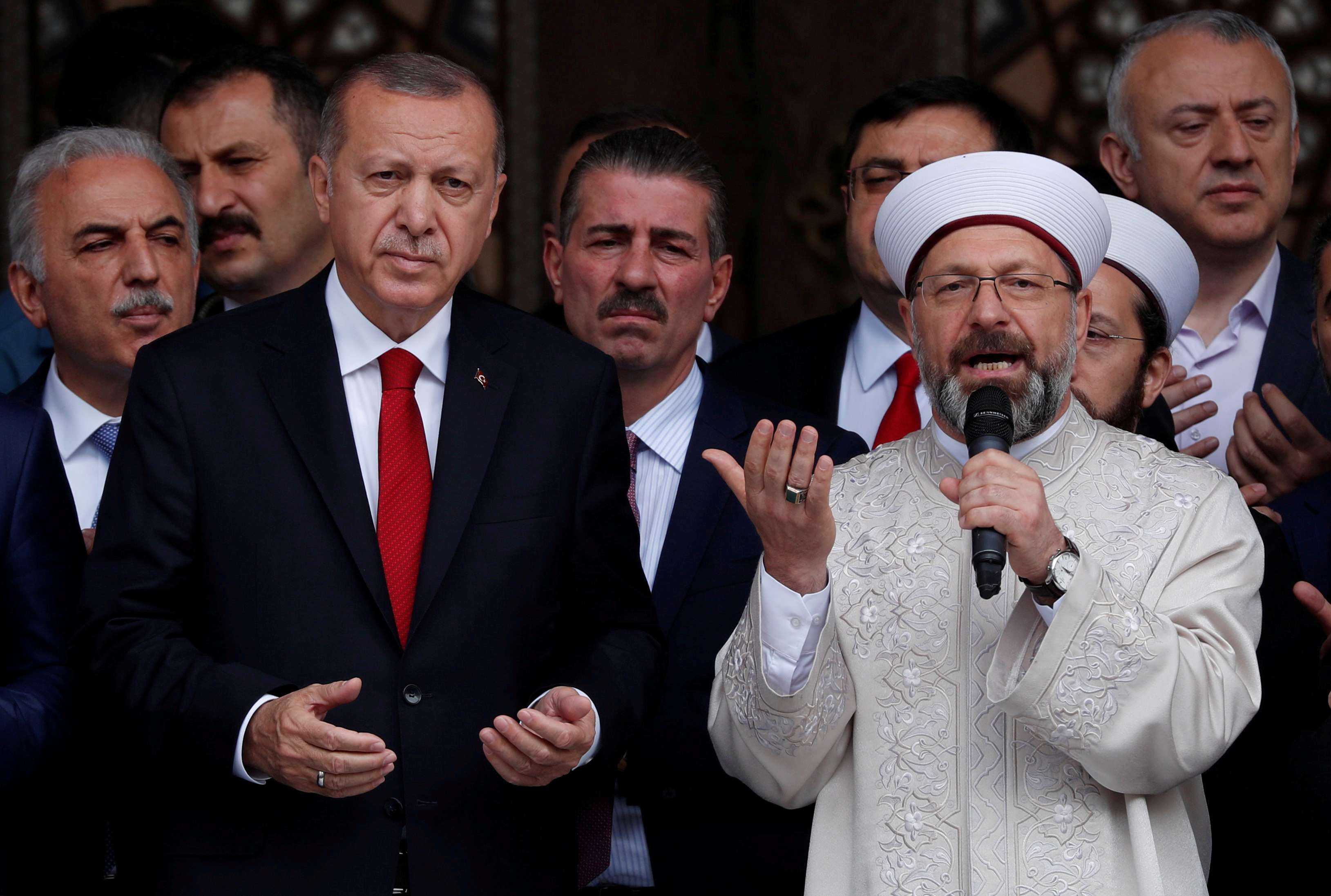 Erbas said that Islam "condemns homosexuality (which causes) diseases and corrupts generations"