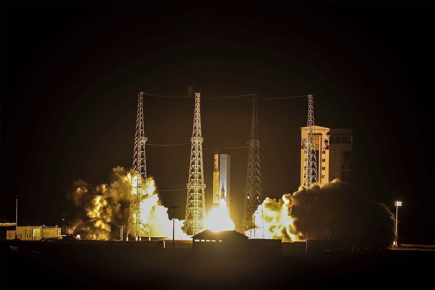 Iranian rocket carrying a satellite