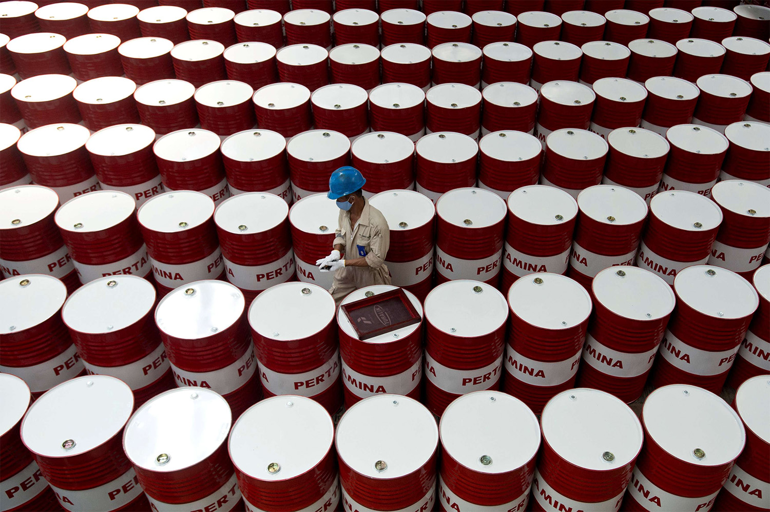 Oil barrels