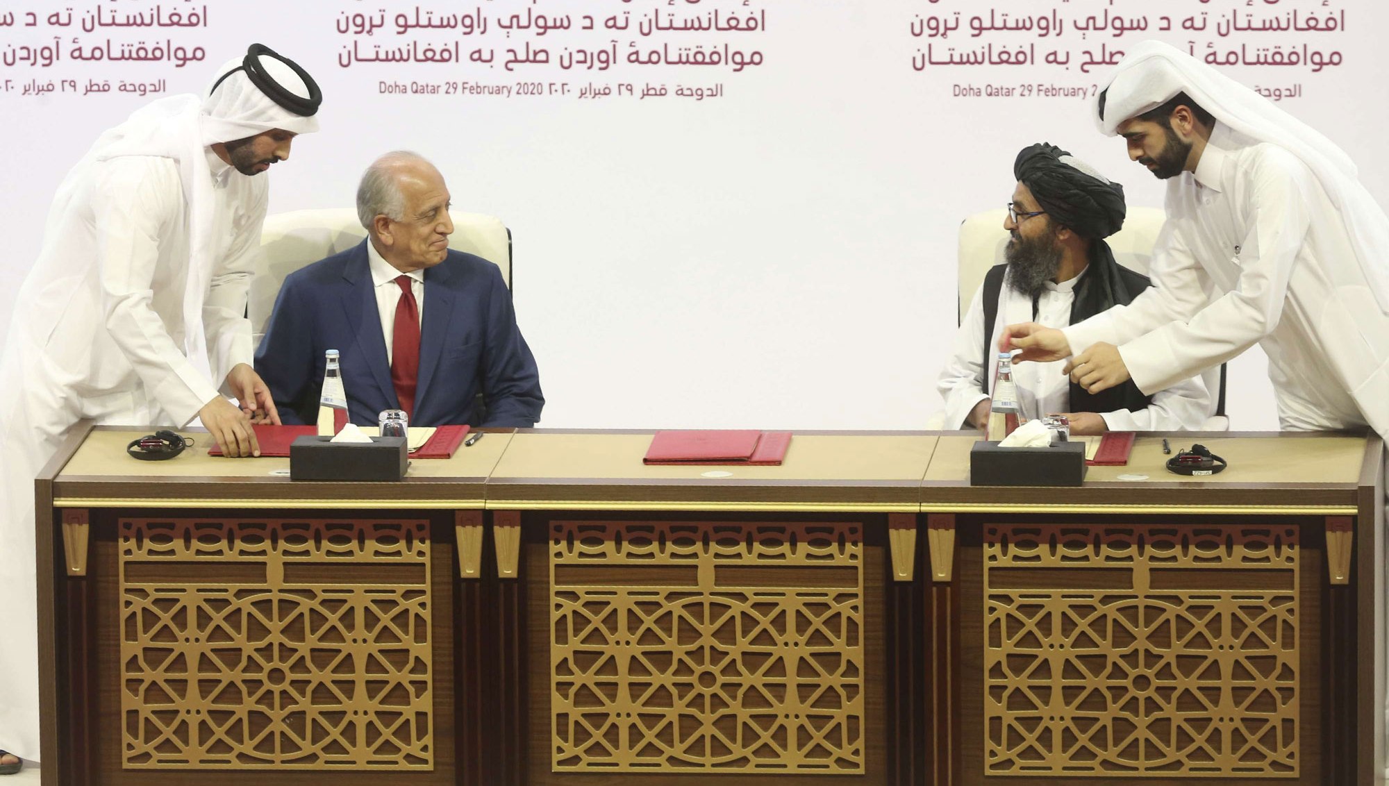 المفاوضات بين طالبان وواشنطن