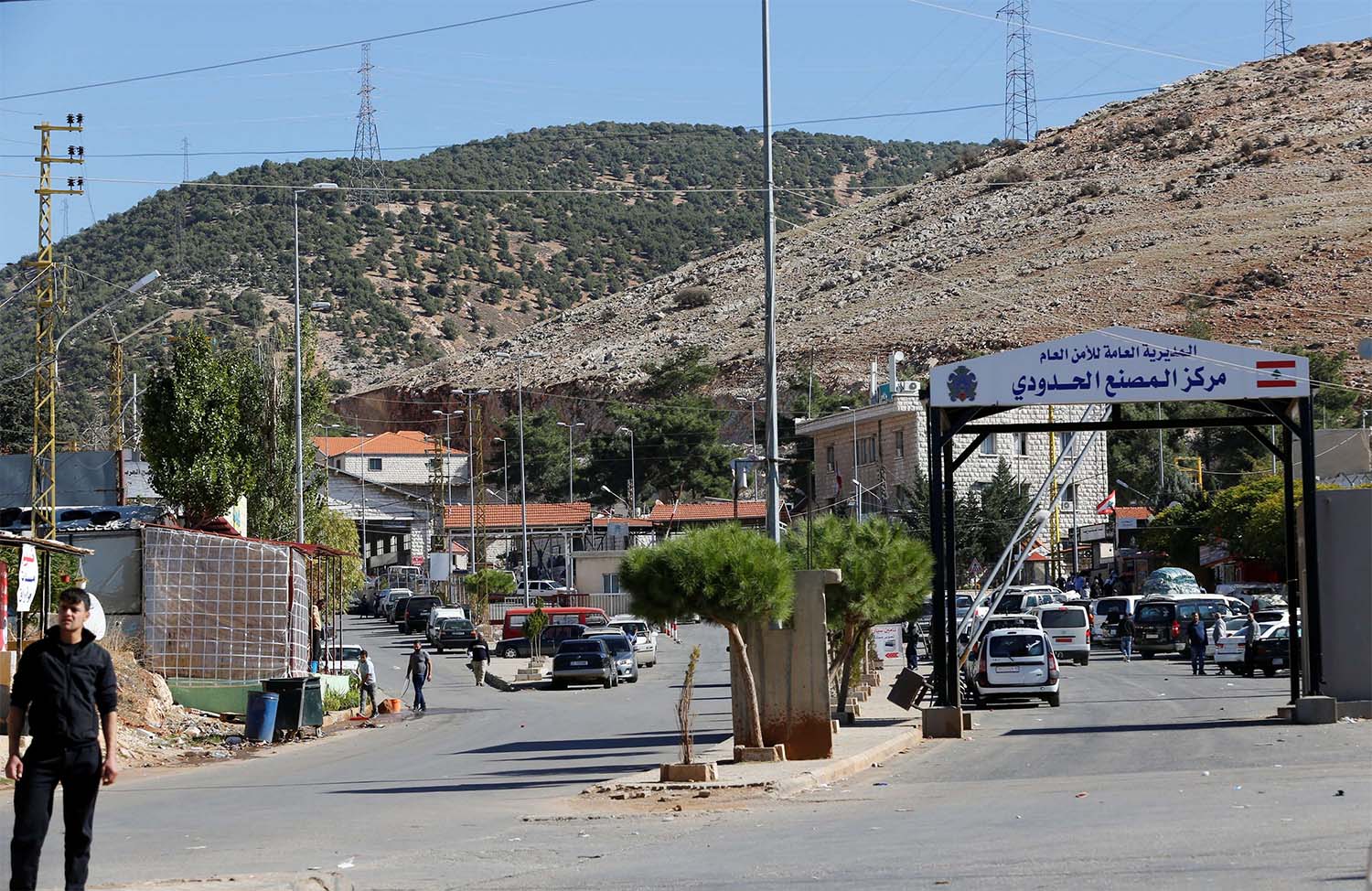 Masnaa border crossing between Lebanon and Syria