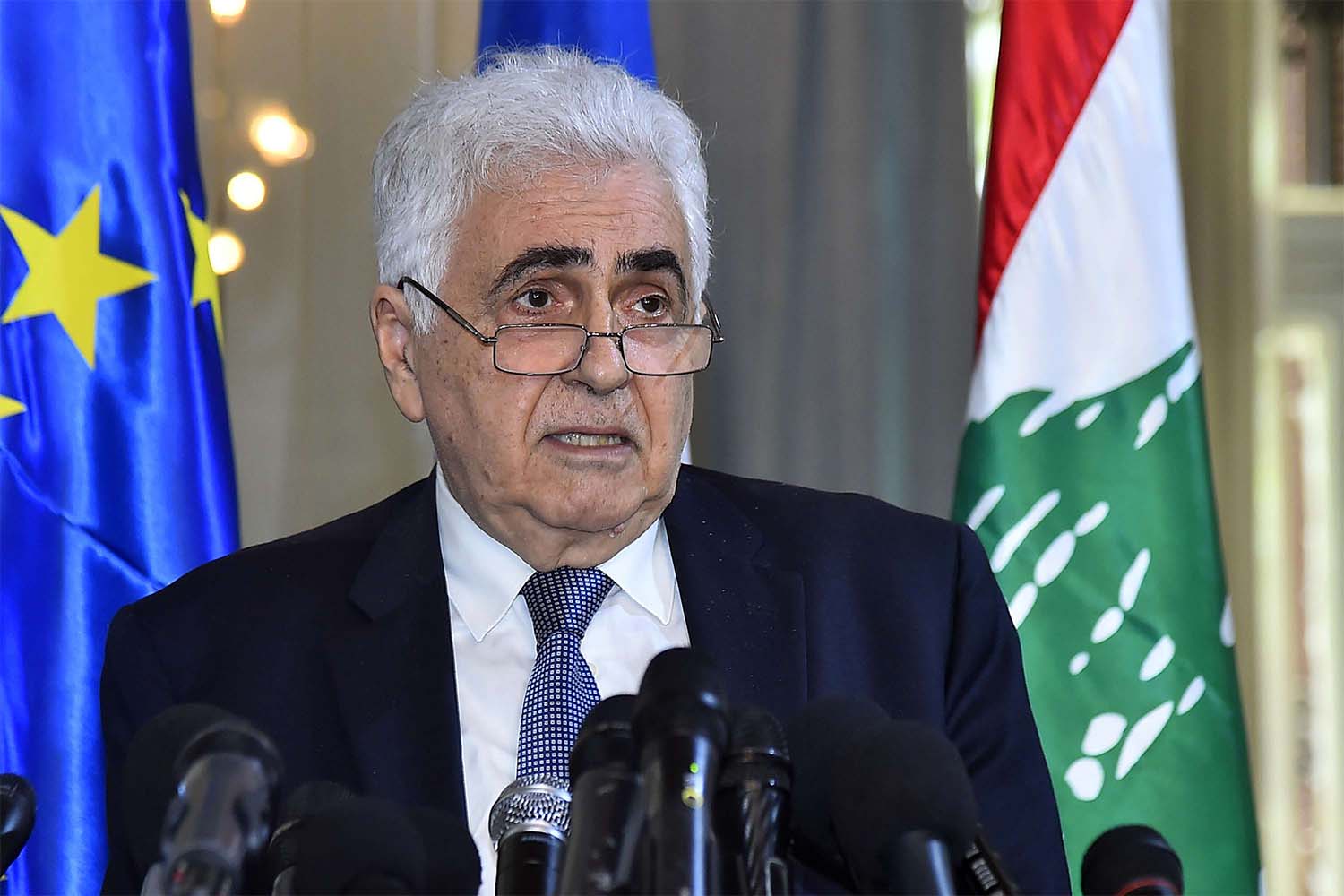 Lebanon's Foreign Minister Nassif Hitti