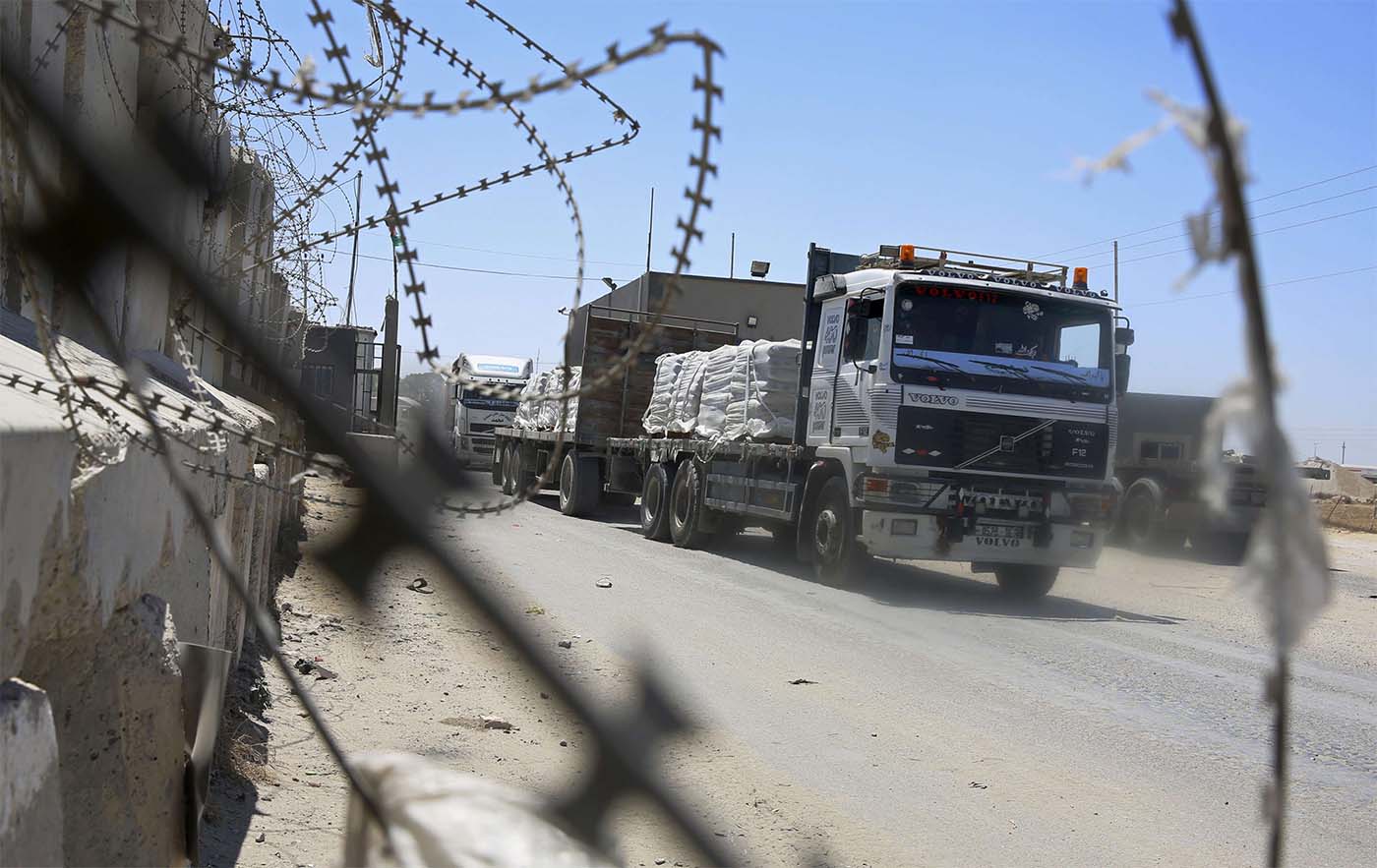Kerem Shalom is one of three main Gaza border crossings with Israel and Egypt
