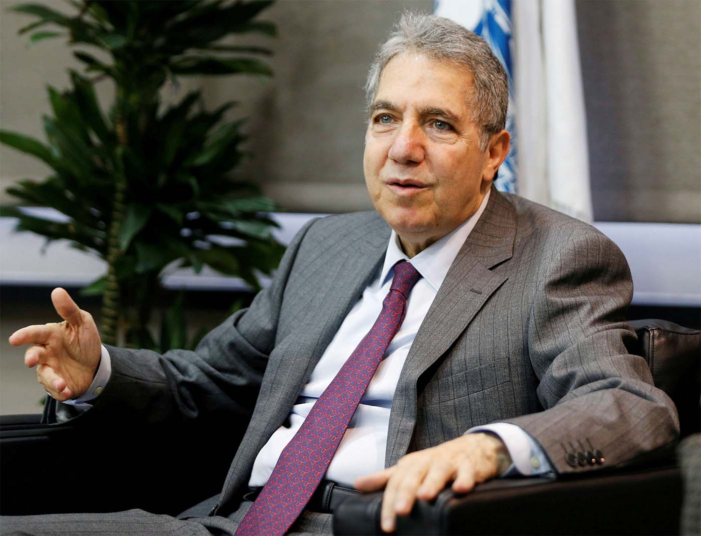 Lebanon's Finance Minister Ghazi Wazni 