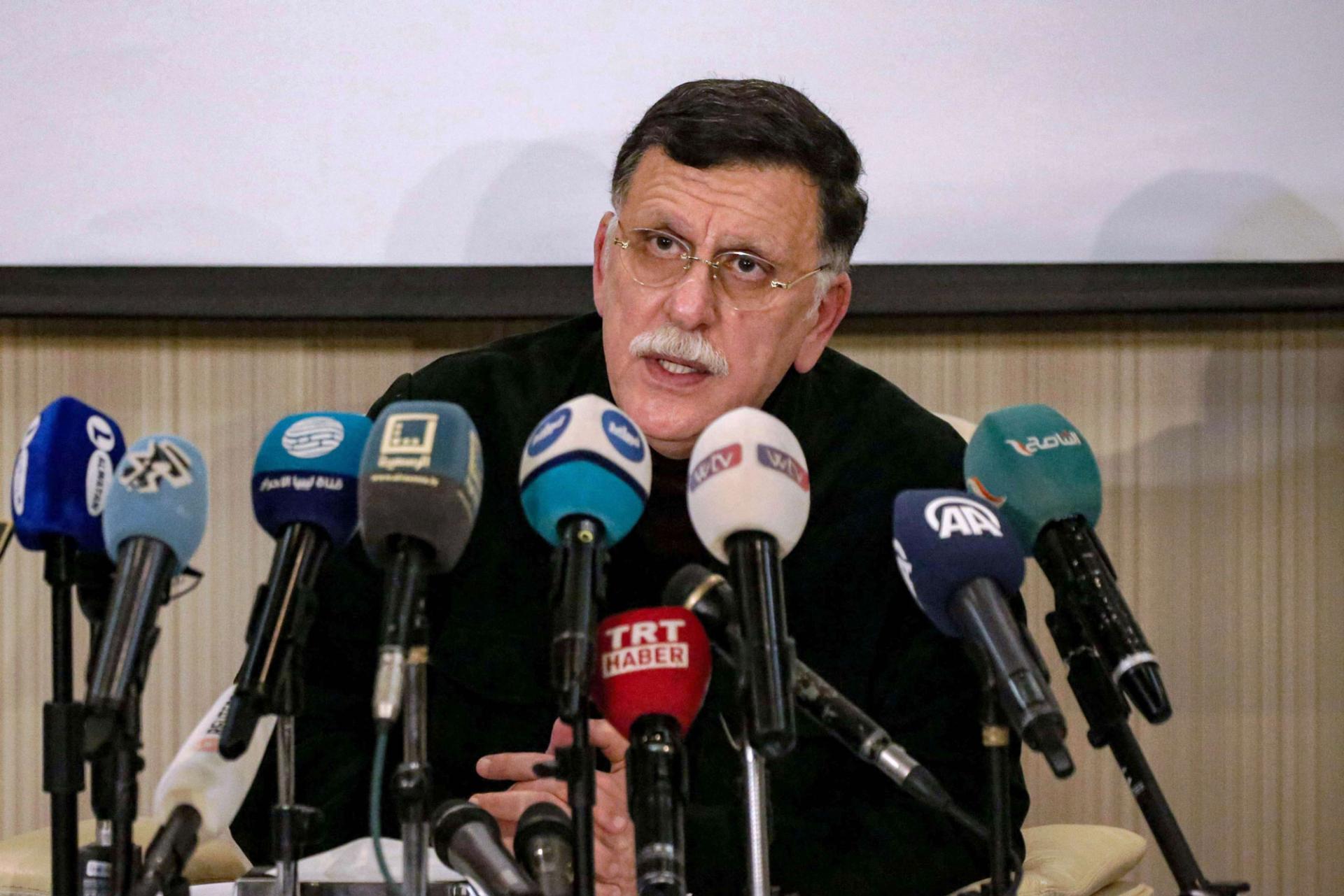 رئيس حكومة الوفاق الوطني الليبي فائز السراج 
