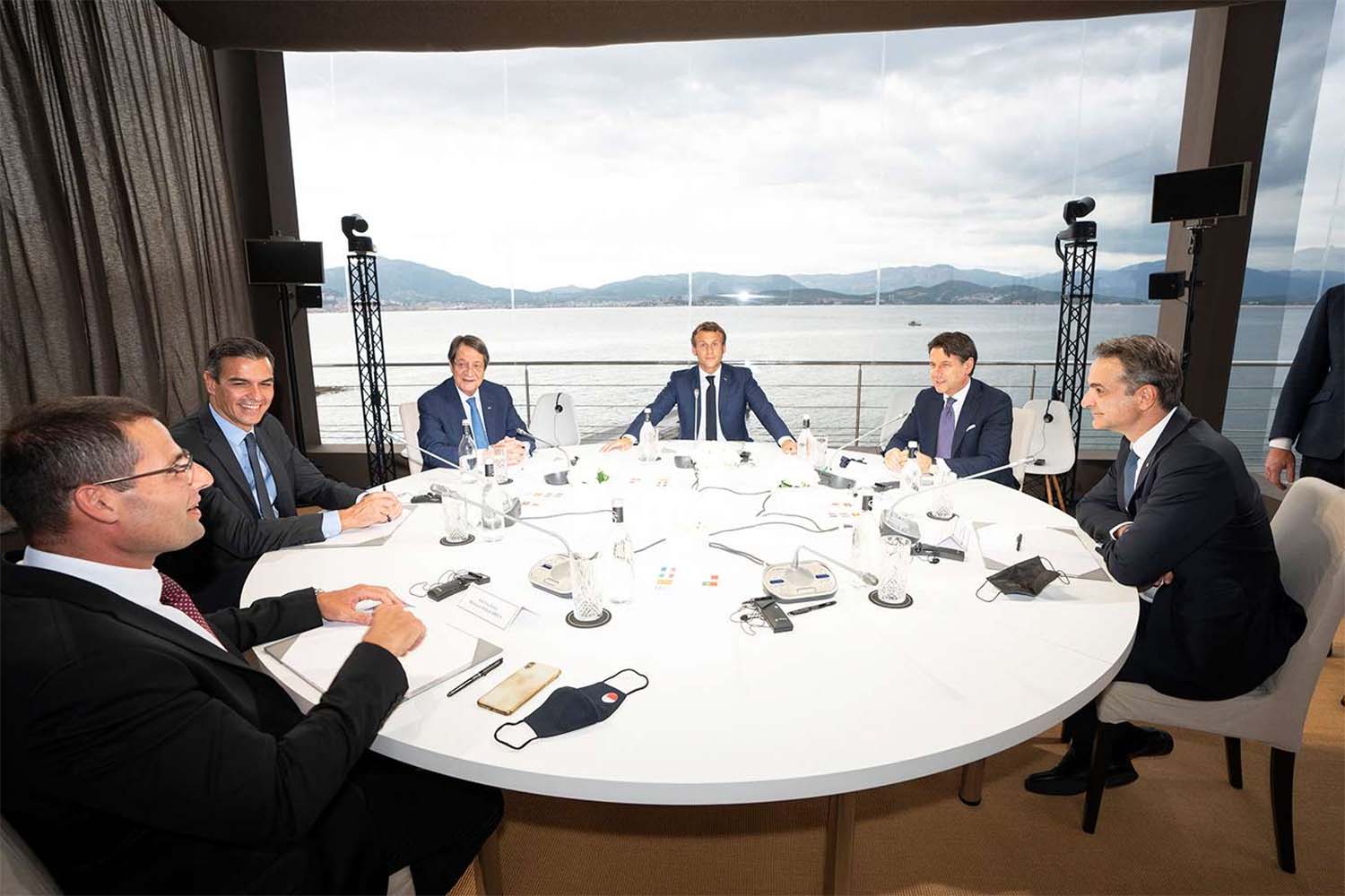 The seven EU members with Mediterranean coastlines reiterated their full support and solidarity with Cyprus and Greece in the face of the repeated infringements on their sovereignty