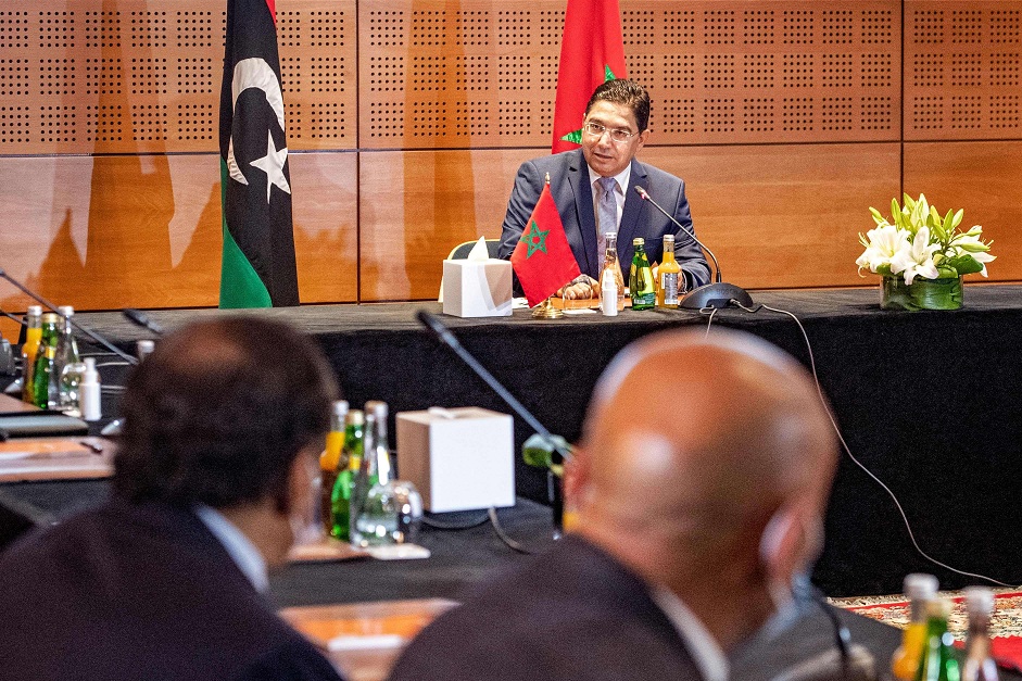 لقاء سابق بين الرئيس التركي رجب طيب أردوغان ورئيس سلطة الوفاق فايز السراج