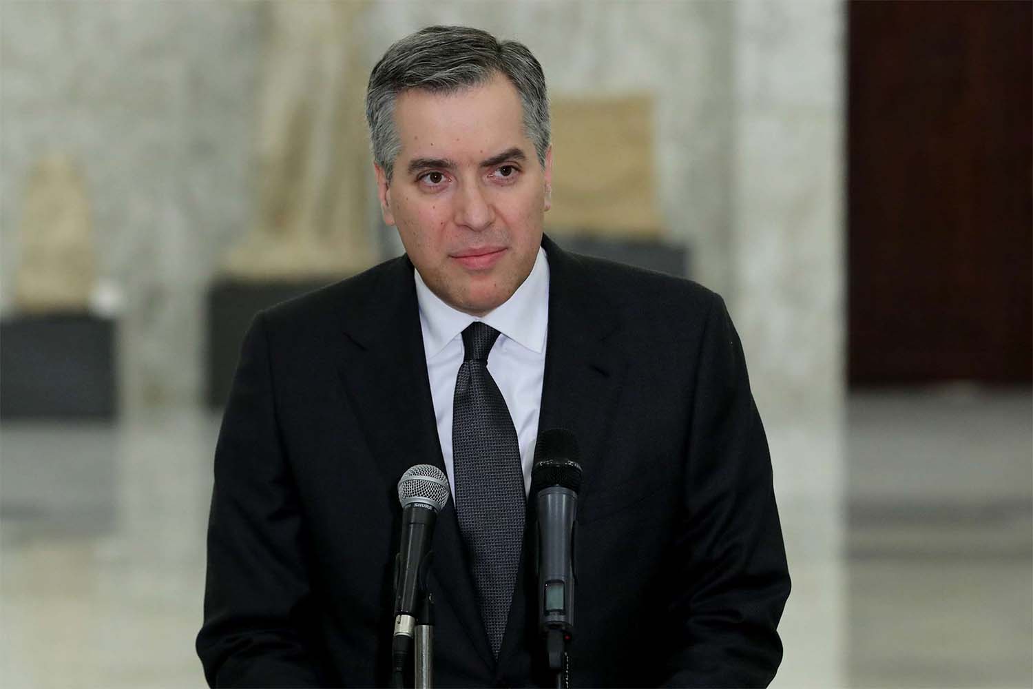 Lebanese Prime Minister-designate Mustapha Adib 