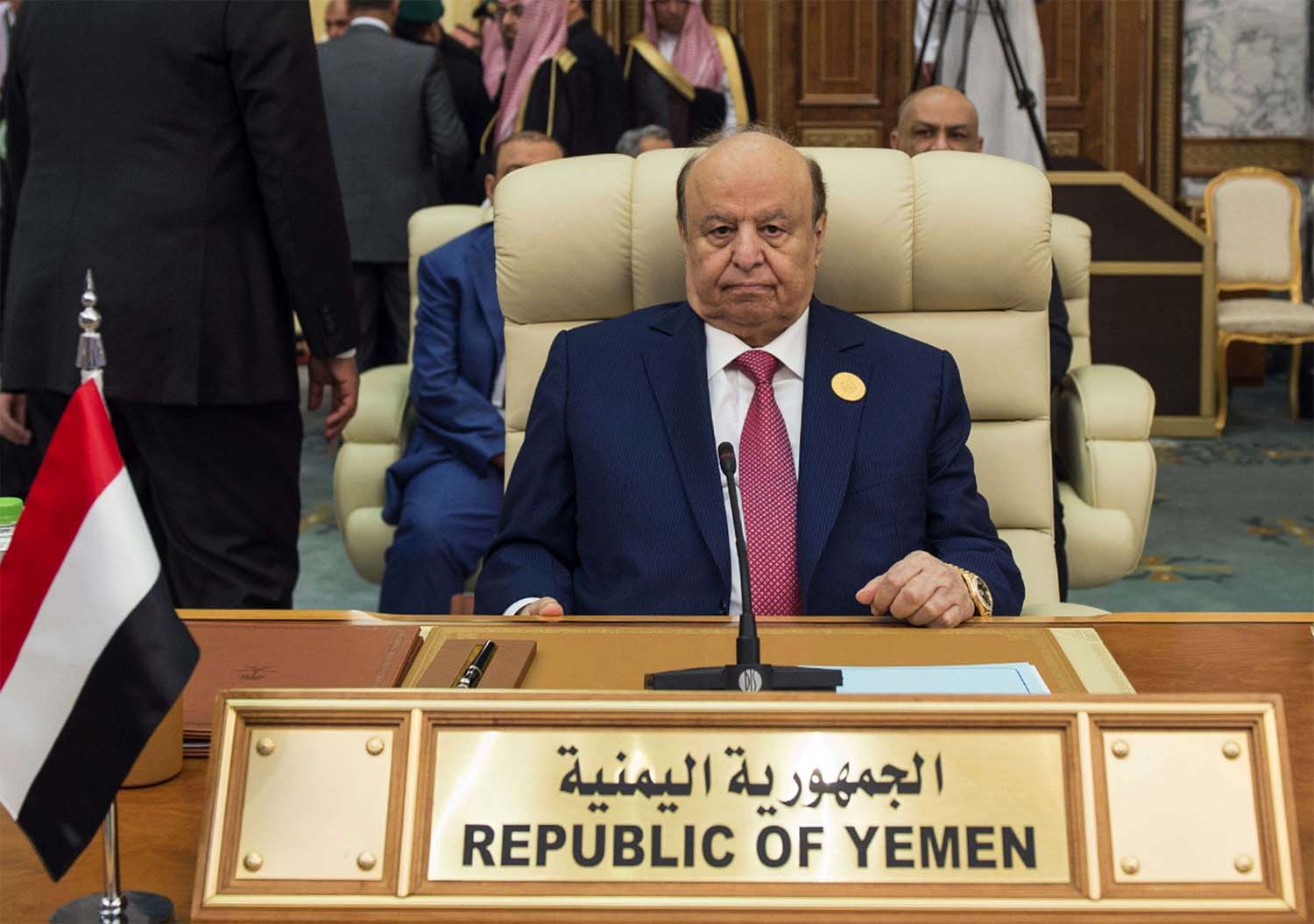 Hadi has lived in exile in Riyadh since the Iranian-aligned Huthi group captured the Yemeni capital Sanaa in 2015
