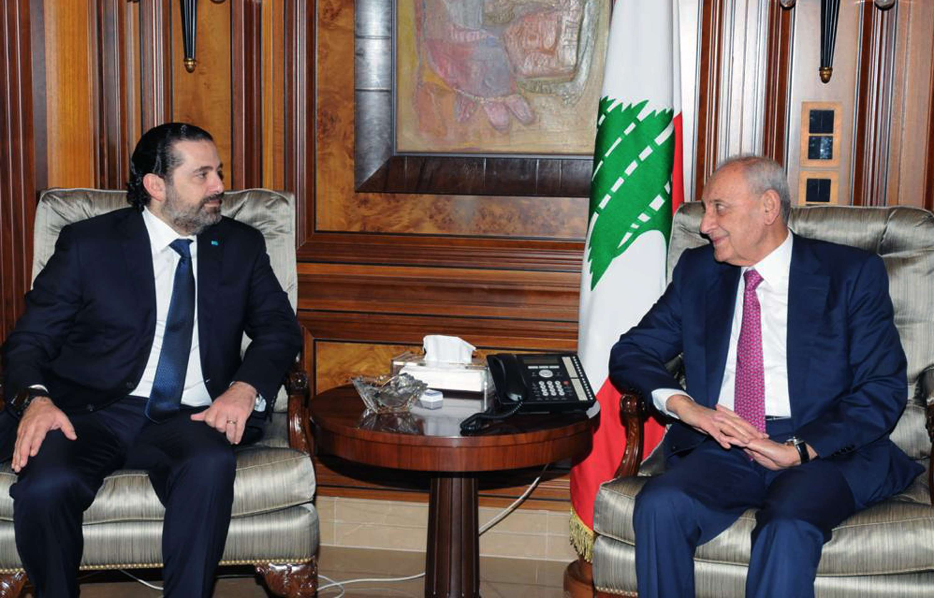 سعد الحريري يعتزم لقاء رئيس مجلس النواب رئيس حركة امل نبيه بري