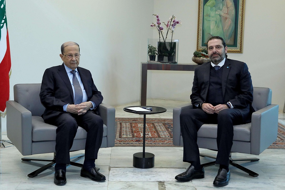 الحريري أبلغ عونك أنه سيرسل وفدا للكتل النيابية