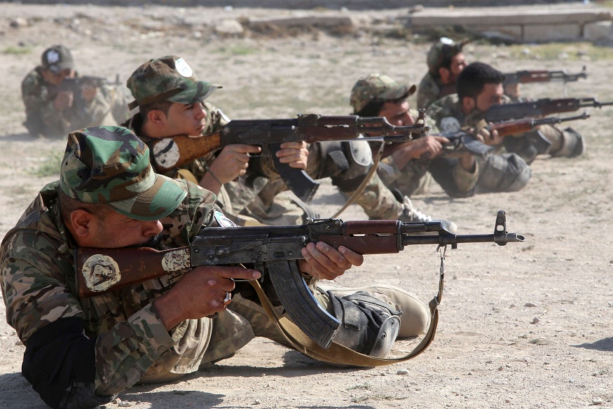 مسلحون من الحشد الشعبي العراقي