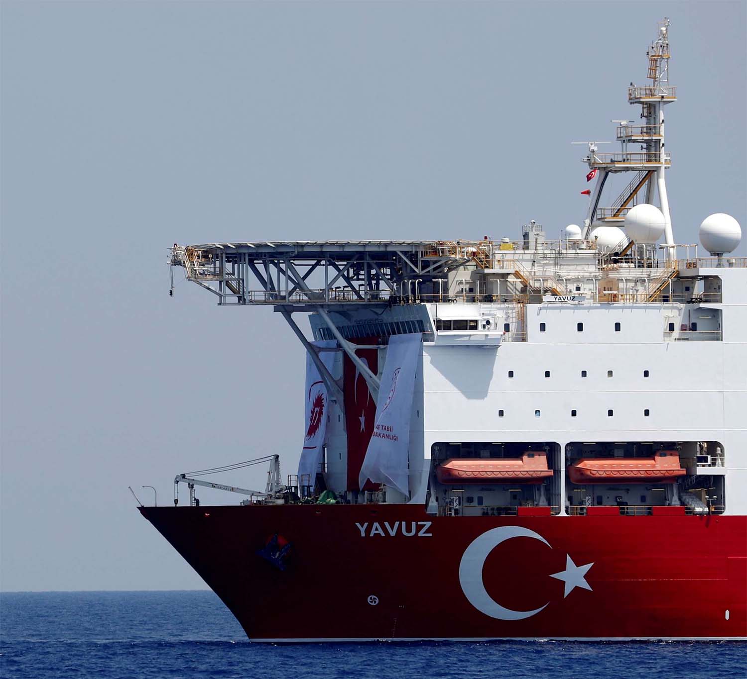 Yavuz is near the port of Tasucu in Turkey's Mersin province