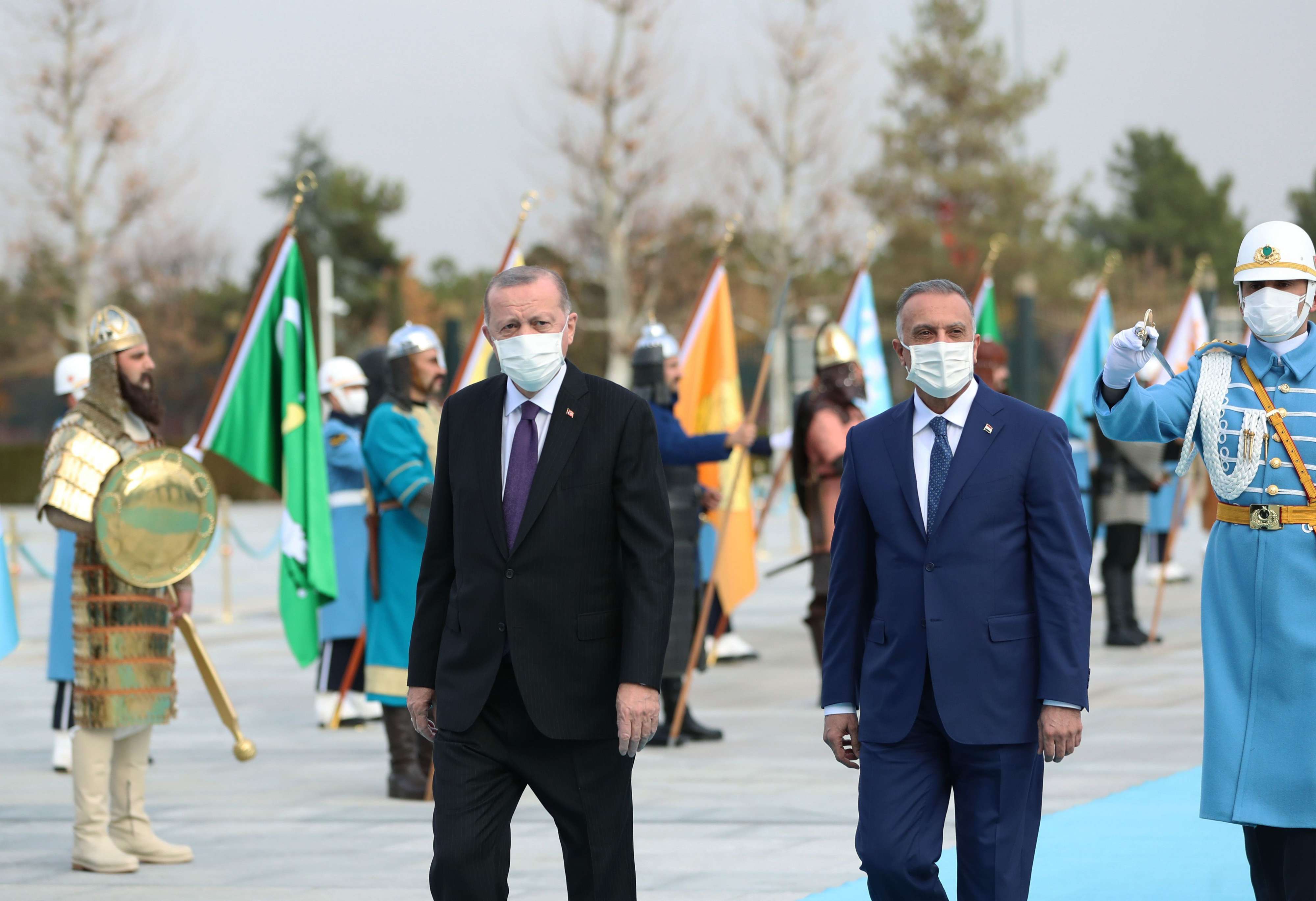 الكاظمي واردوغان يبحثان الملف الأمني
