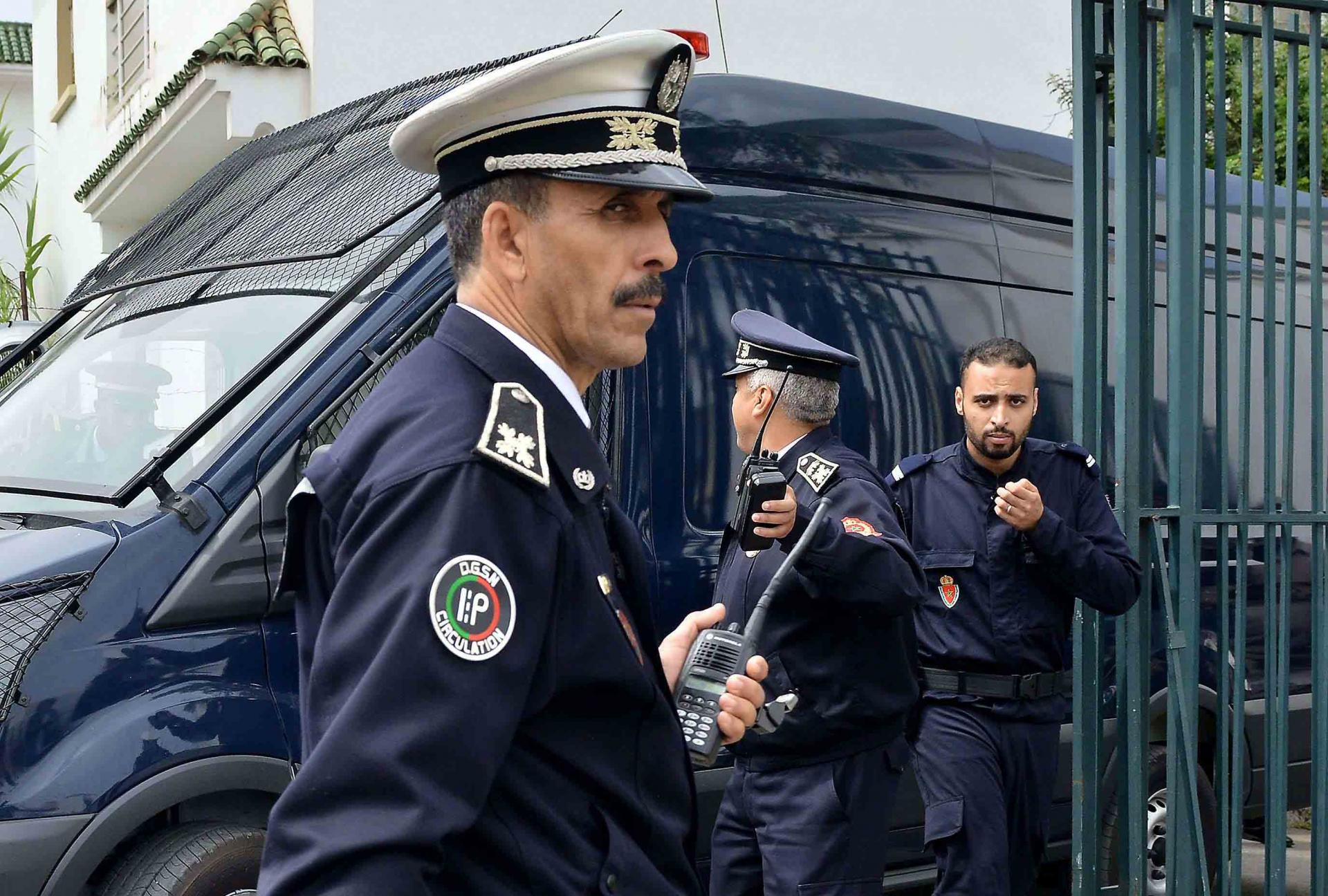 قوات الامن المغربية