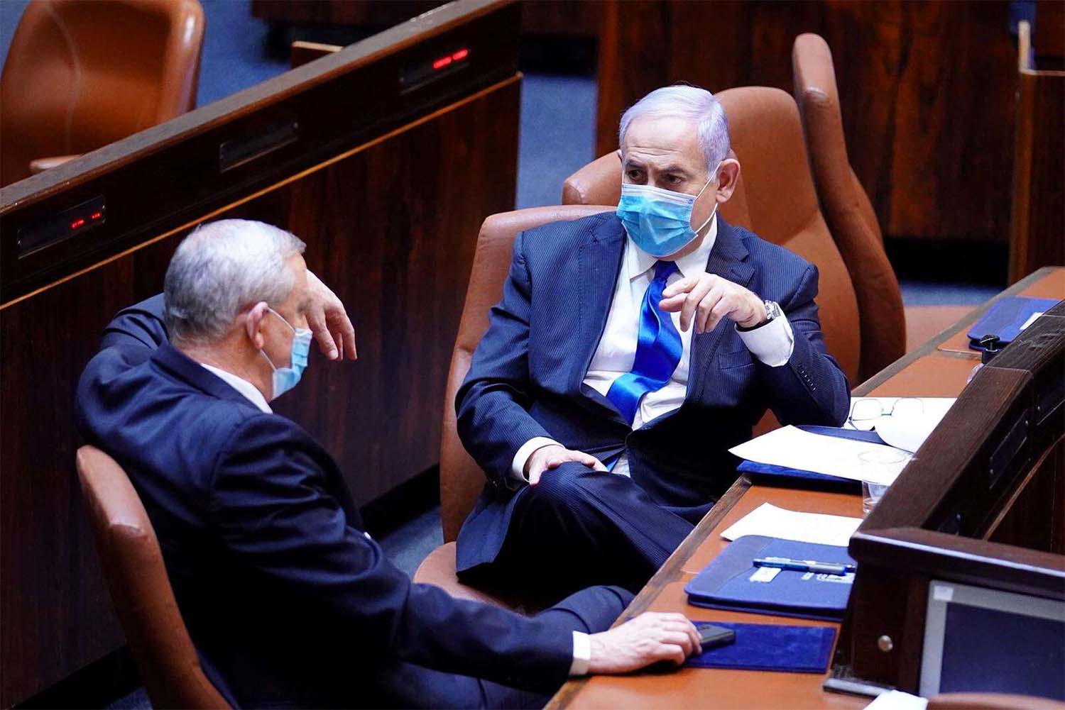 Netanyahu and Gantz have been locked in a dispute over passage of a national budget