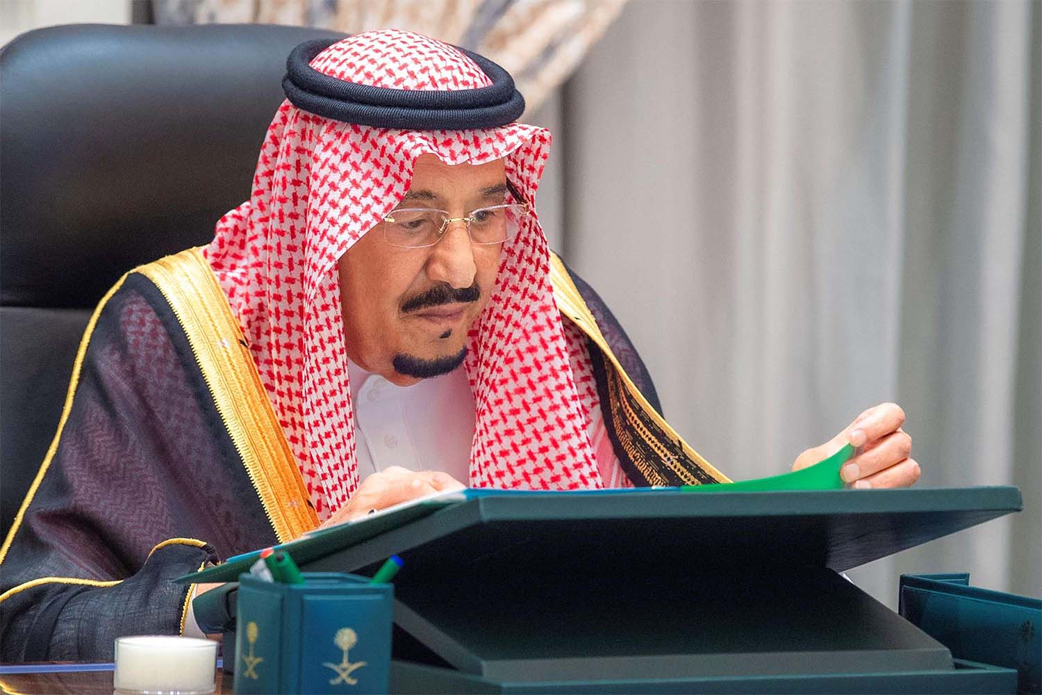 Saudi Arabia renewed its commitment to support the strategic choice for peace and its adherence to the 2002 Arab Peace Initiative