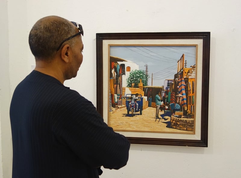 معرض 'جنوبيات' (الصور من صفحة غاليري نون للفنون على فيسبوك)
