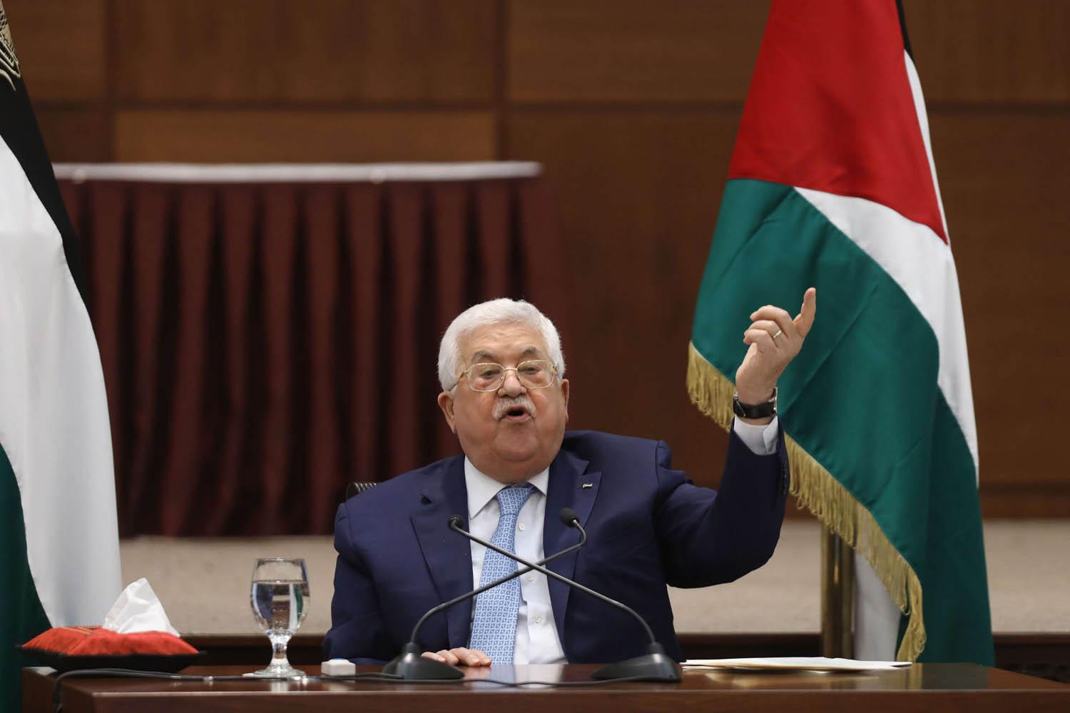 الرئيس الفلسطيني محمود عباس ابو مازن