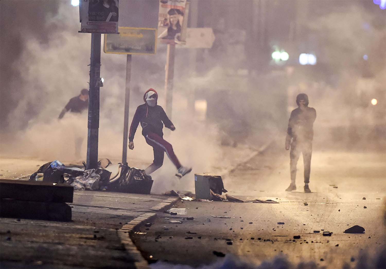 Shops were looted in several cities