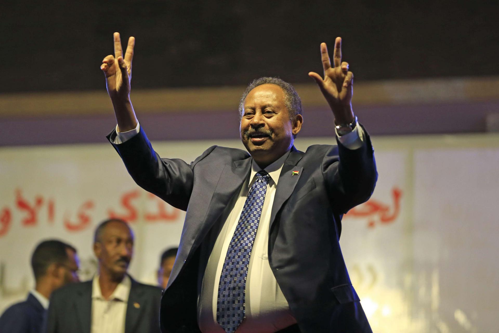 رئيس الوزراء السوداني عبدالله حمدوك