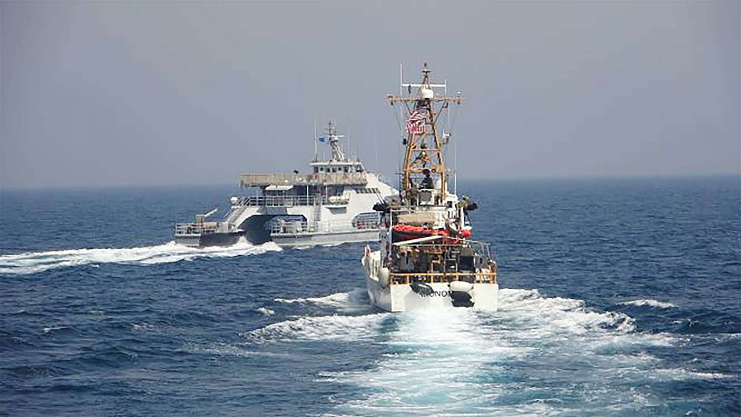 The US Coast Guard units operate out of Bahrain as part of Patrol Forces Southwest Asia