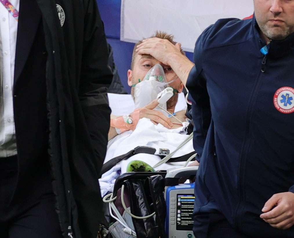 اللاعب الدنماركي كريستيان إريكسن 