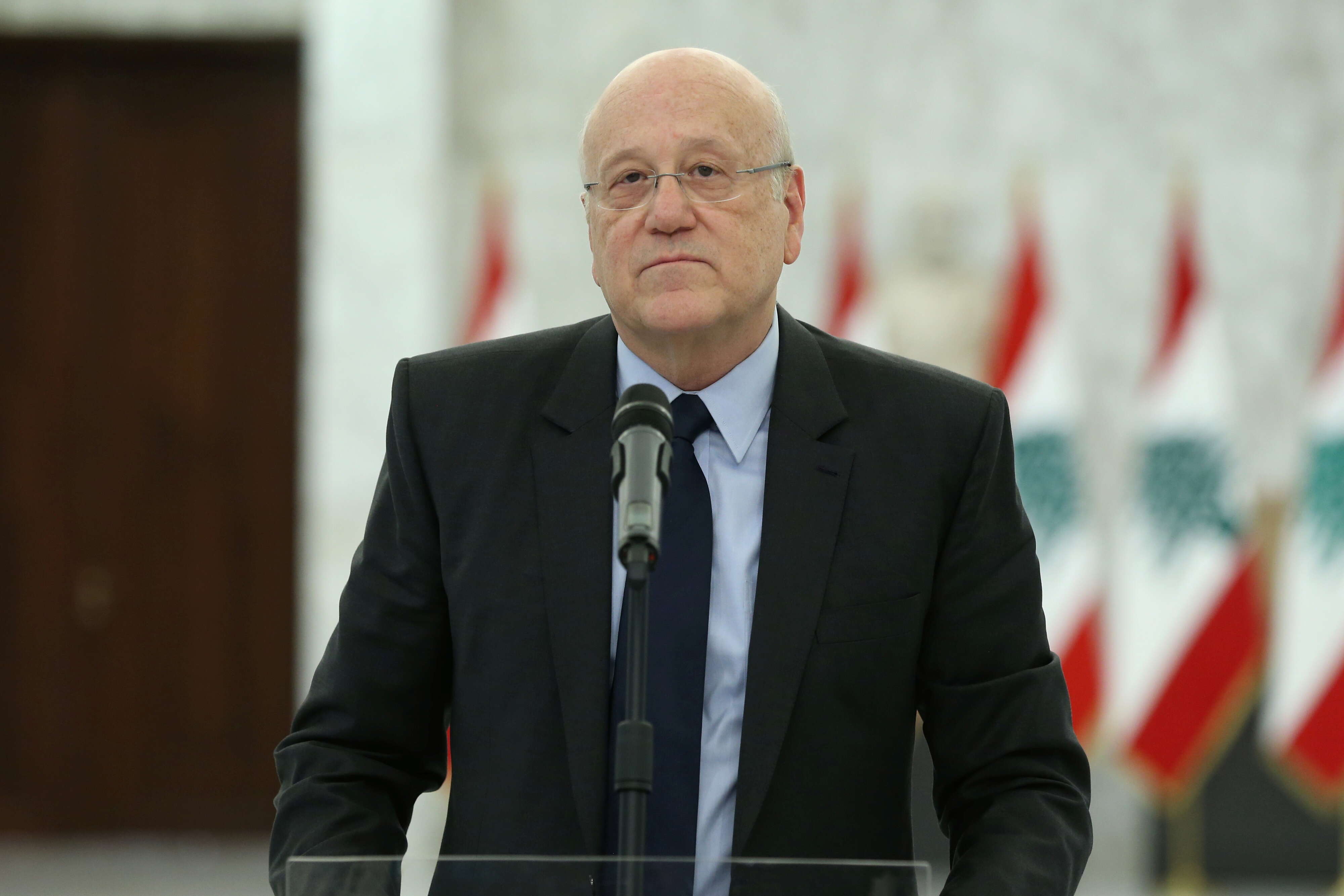 رئيس وزراء لبنان المكلف نجيب ميقاتي 