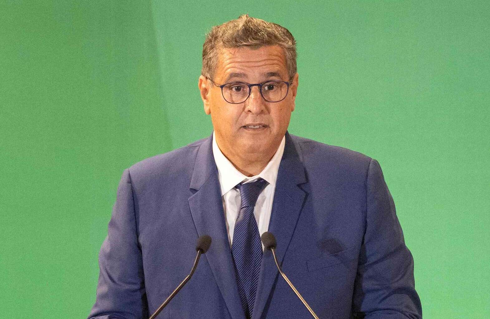 Akhannouch says his government will endeavour to support young people 